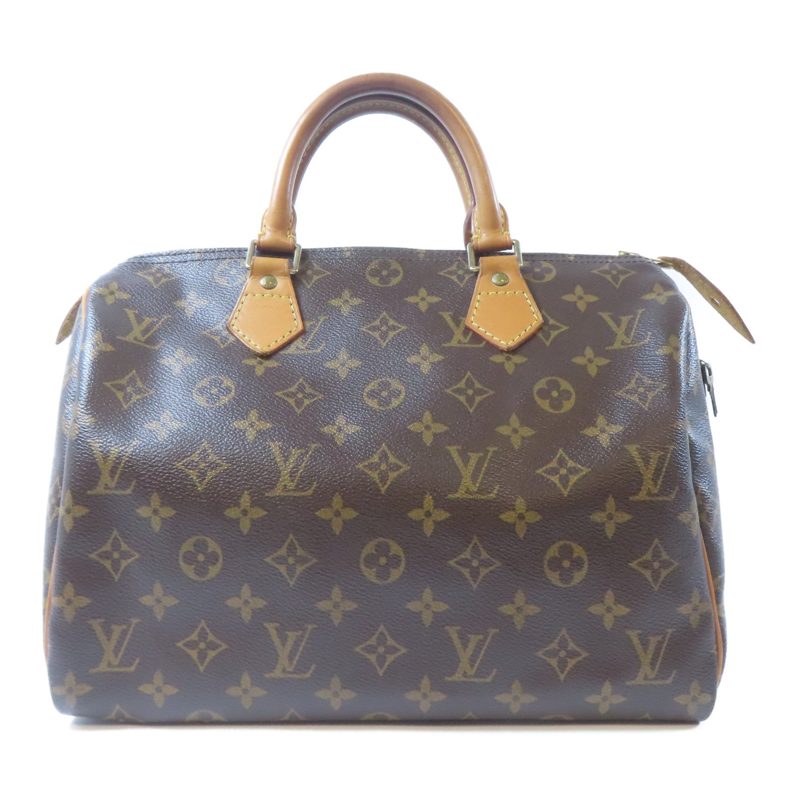 LOUIS VUITTON 【激減優惠】Monogram Speedy 30金扣手挽袋啡色