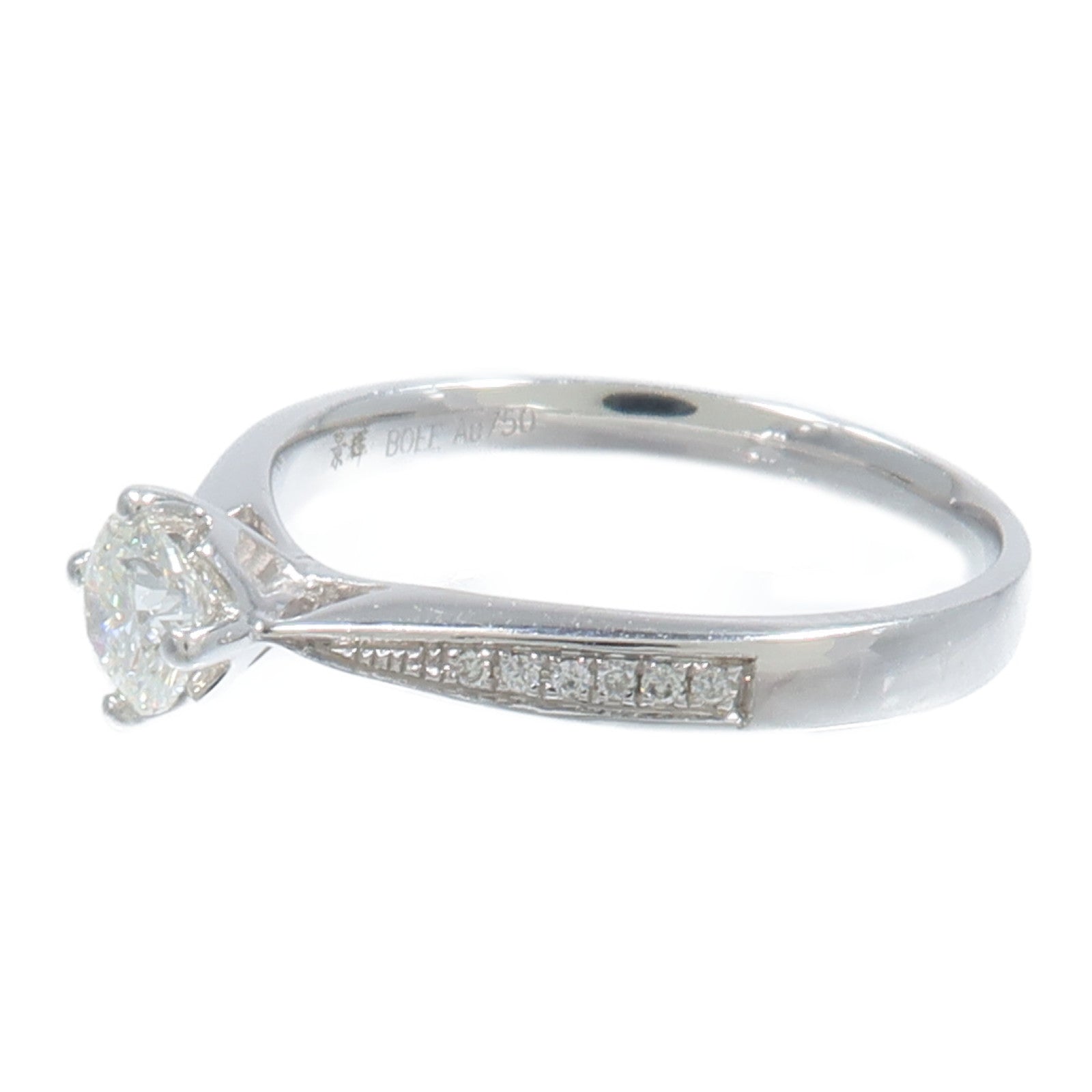 JEWELRY 18K白金Diamond Ring鑽石戒指
