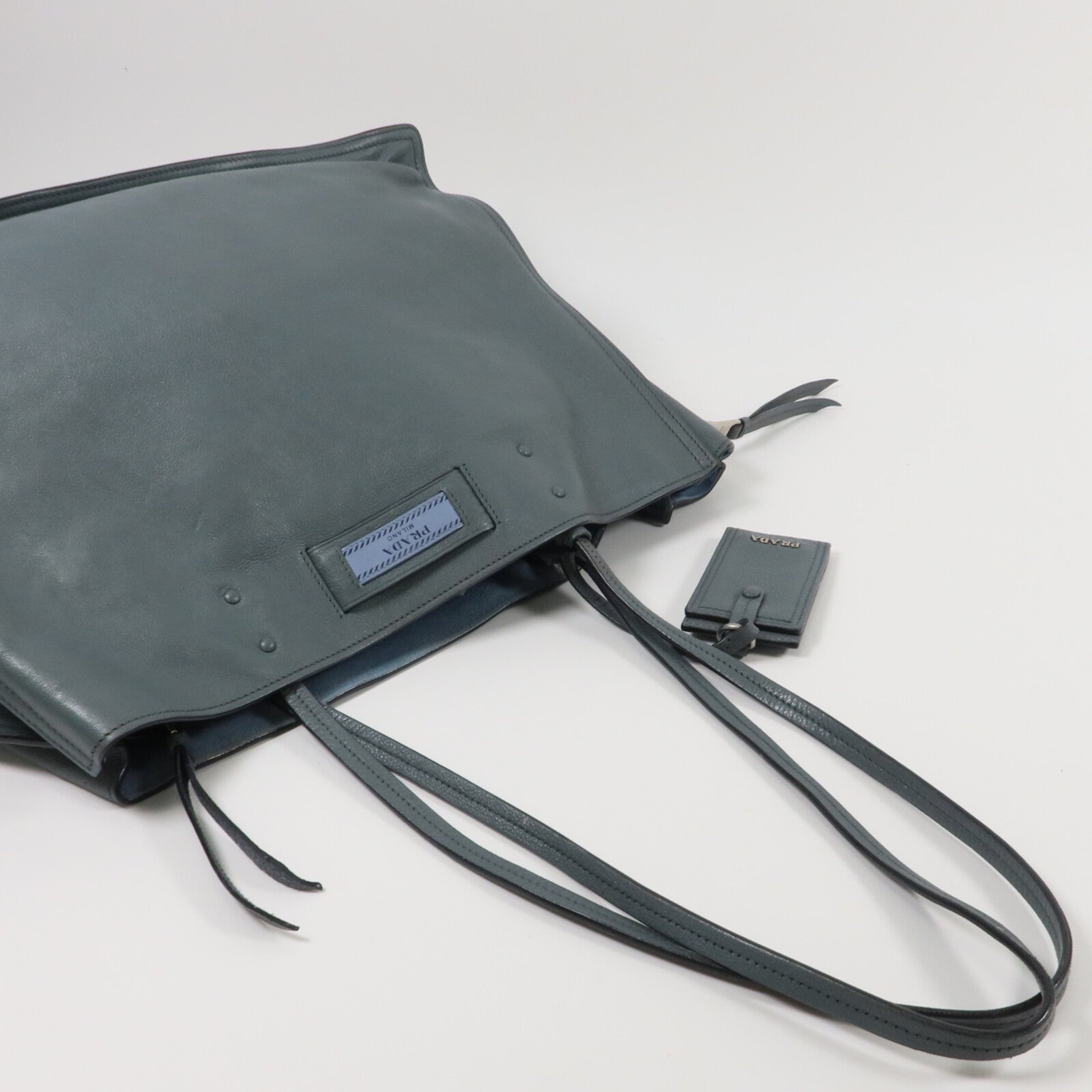 PRADA 牛皮皮革Glace Tote肩背袋