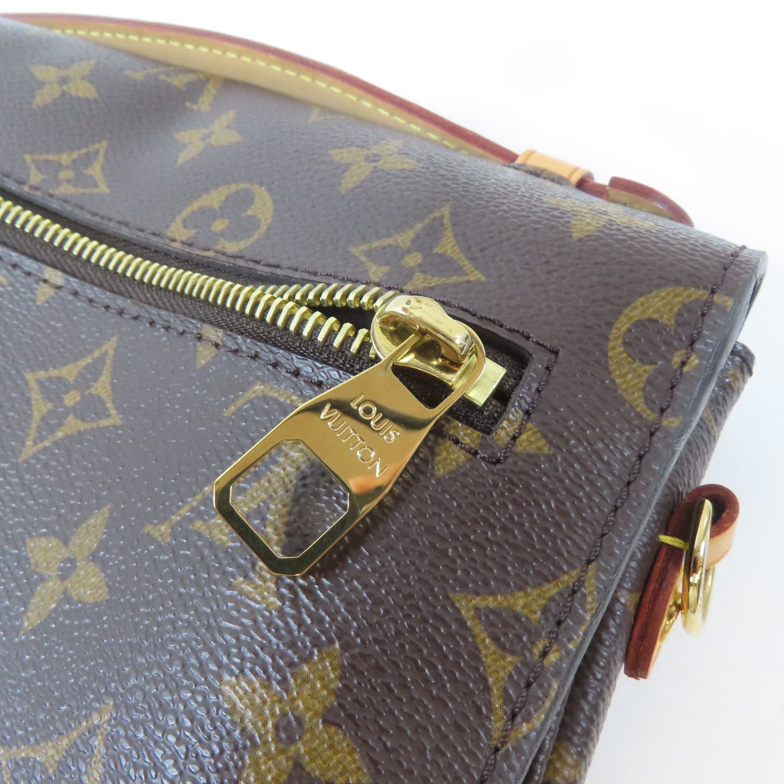 LOUIS VUITTON Monogram Pochette Metis金扣手挽肩背兩用袋啡色