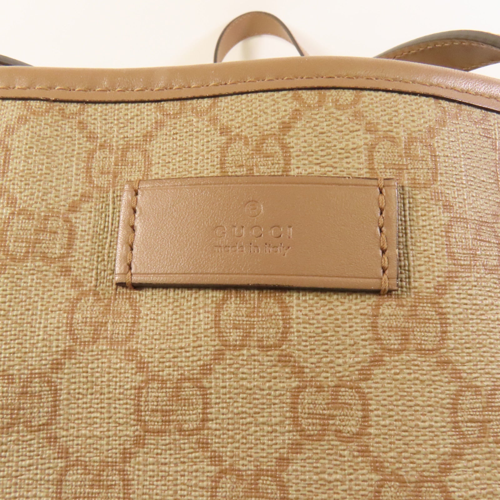 GUCCI 塗層帆布GG Supreme Tote Bag手挽袋