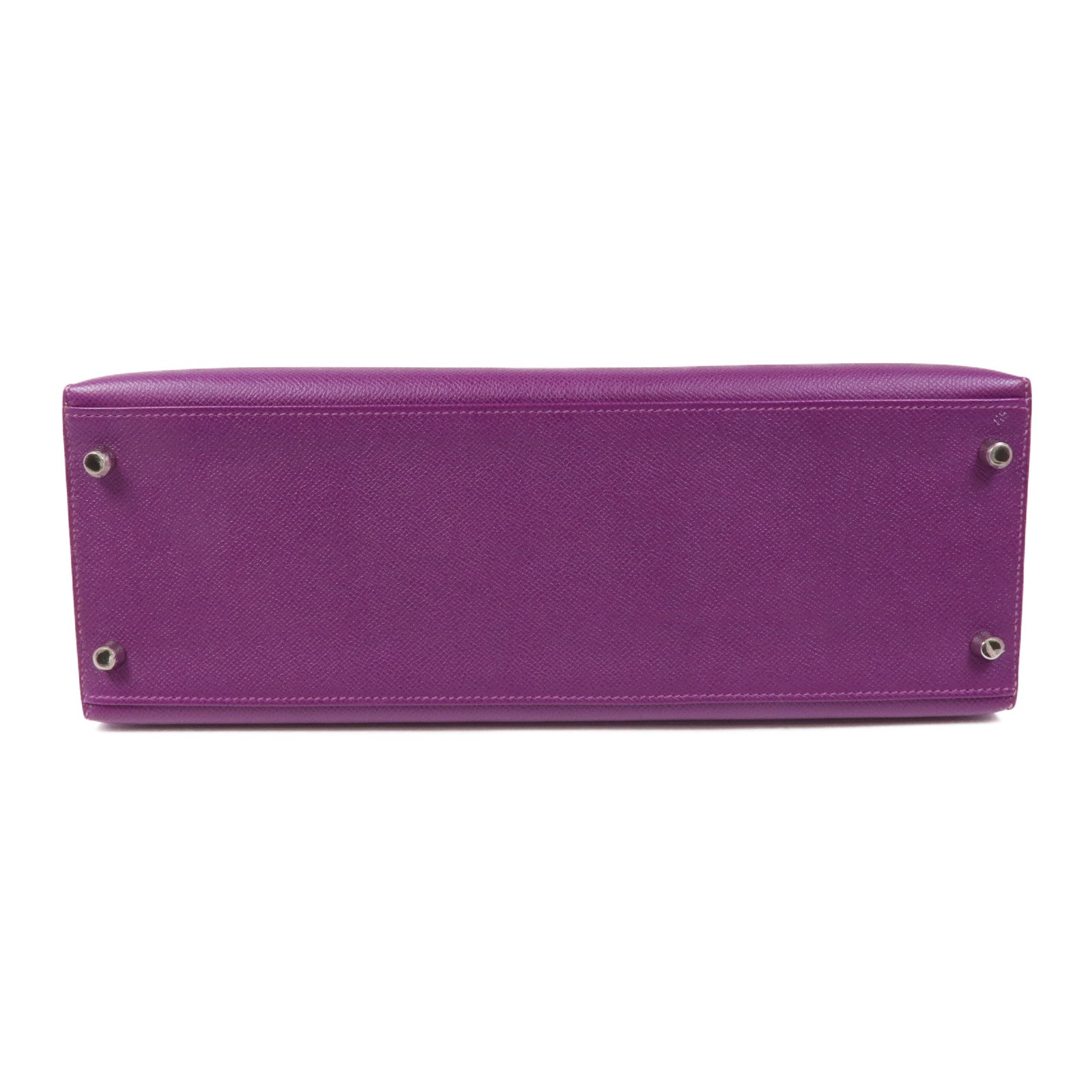 HERMES Epsom皮革Kelly 35銀扣手挽肩背兩用袋P9 Anemone