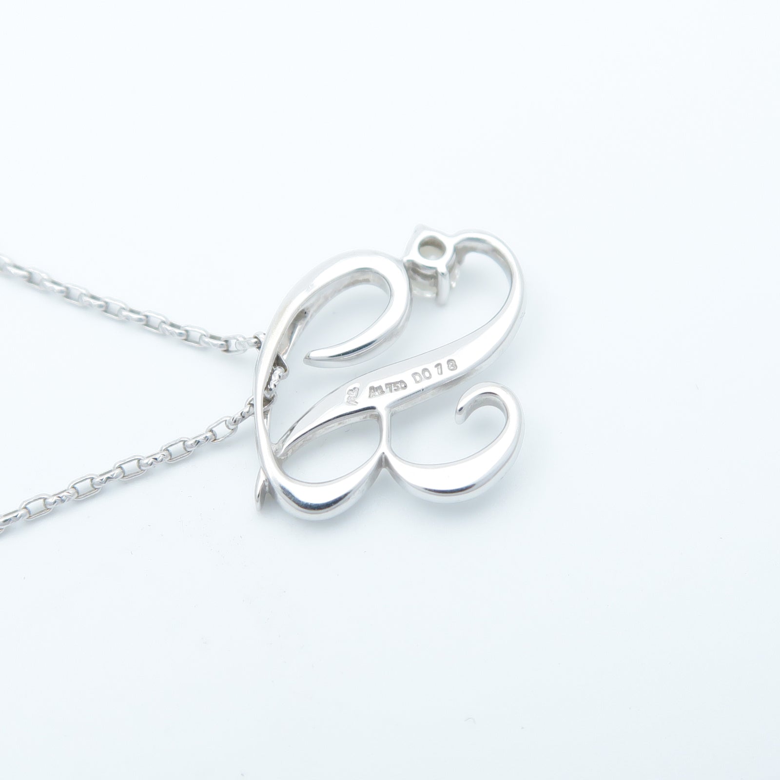 JEWELRY 18K白金Diamond Necklace鑽石項鍊