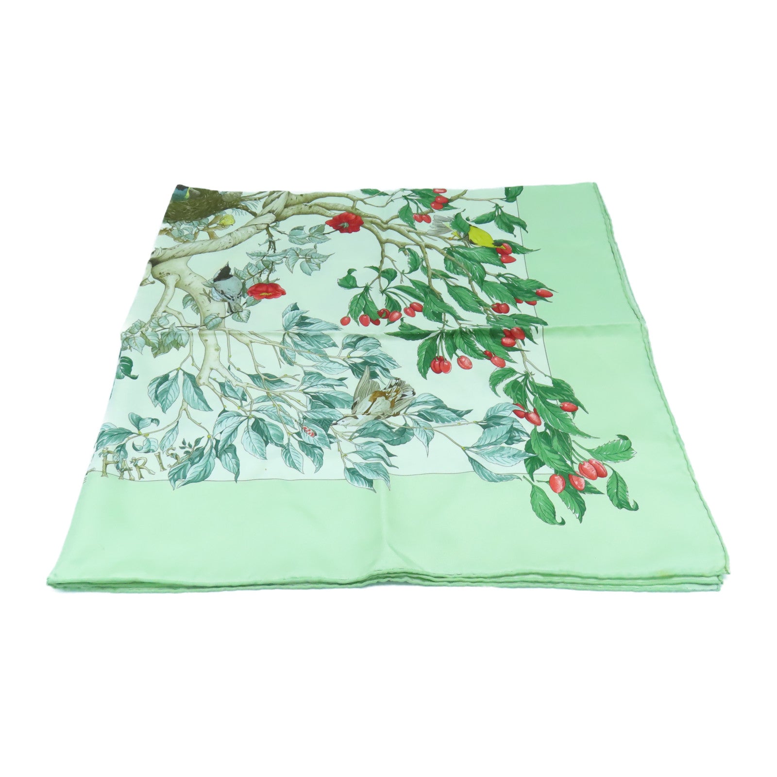 HERMES 【激減優惠】絲質Scarf絲巾淺綠色