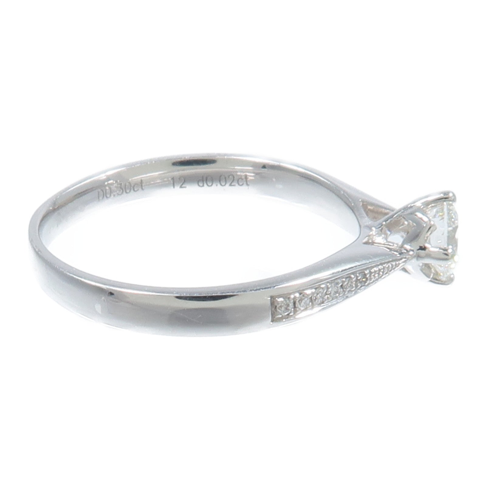 JEWELRY 18K白金Diamond Ring鑽石戒指