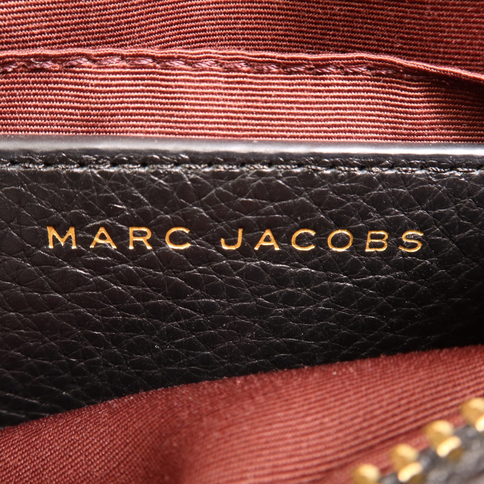 MARC JACOBS 牛皮皮革Shoulder Bag金扣肩背袋