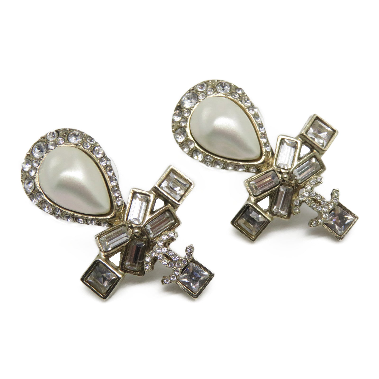 CHANEL 【激減優惠】金屬Earring C19耳環金色