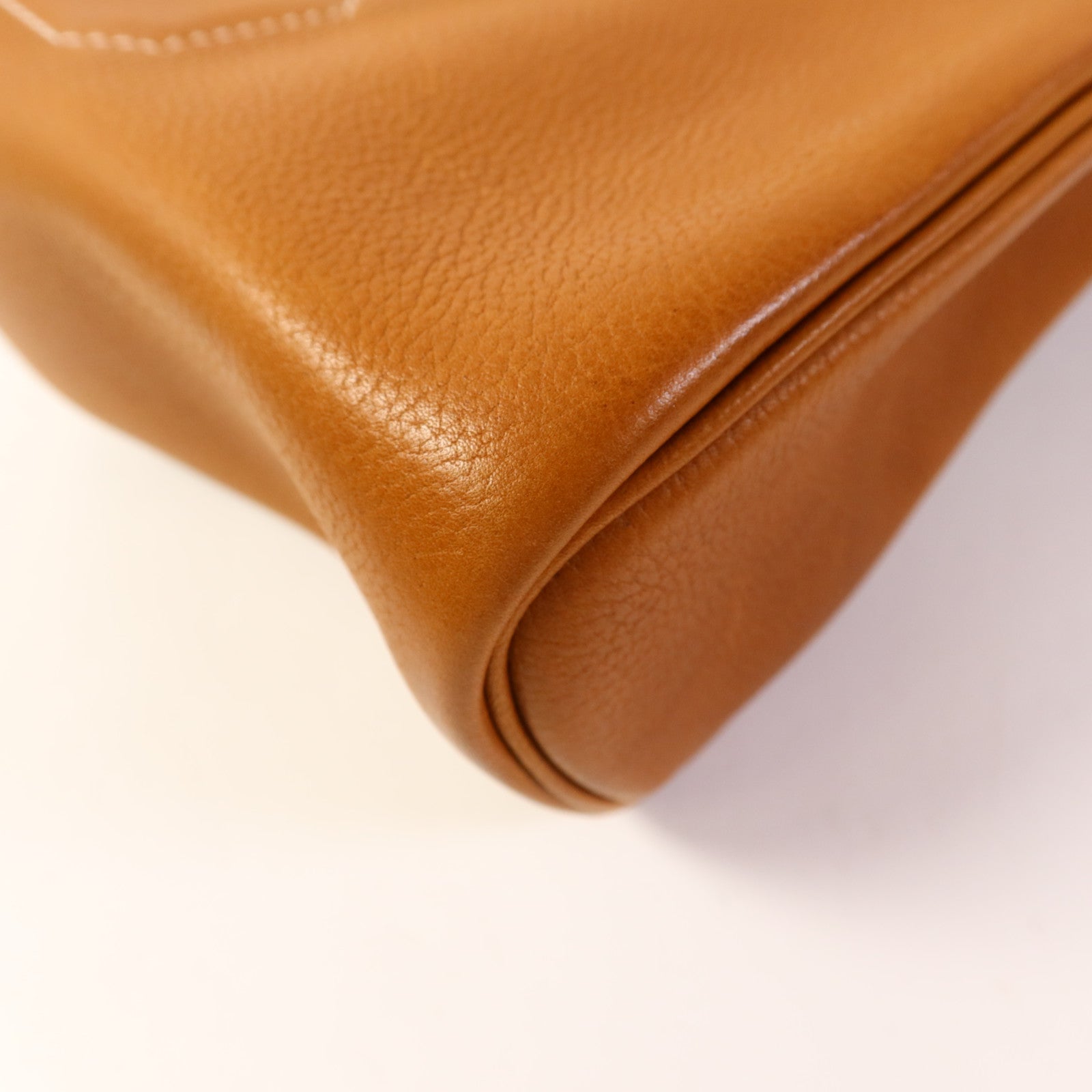 HERMES Barenia Faubourg皮革Hac A Dos銀扣背包Gold