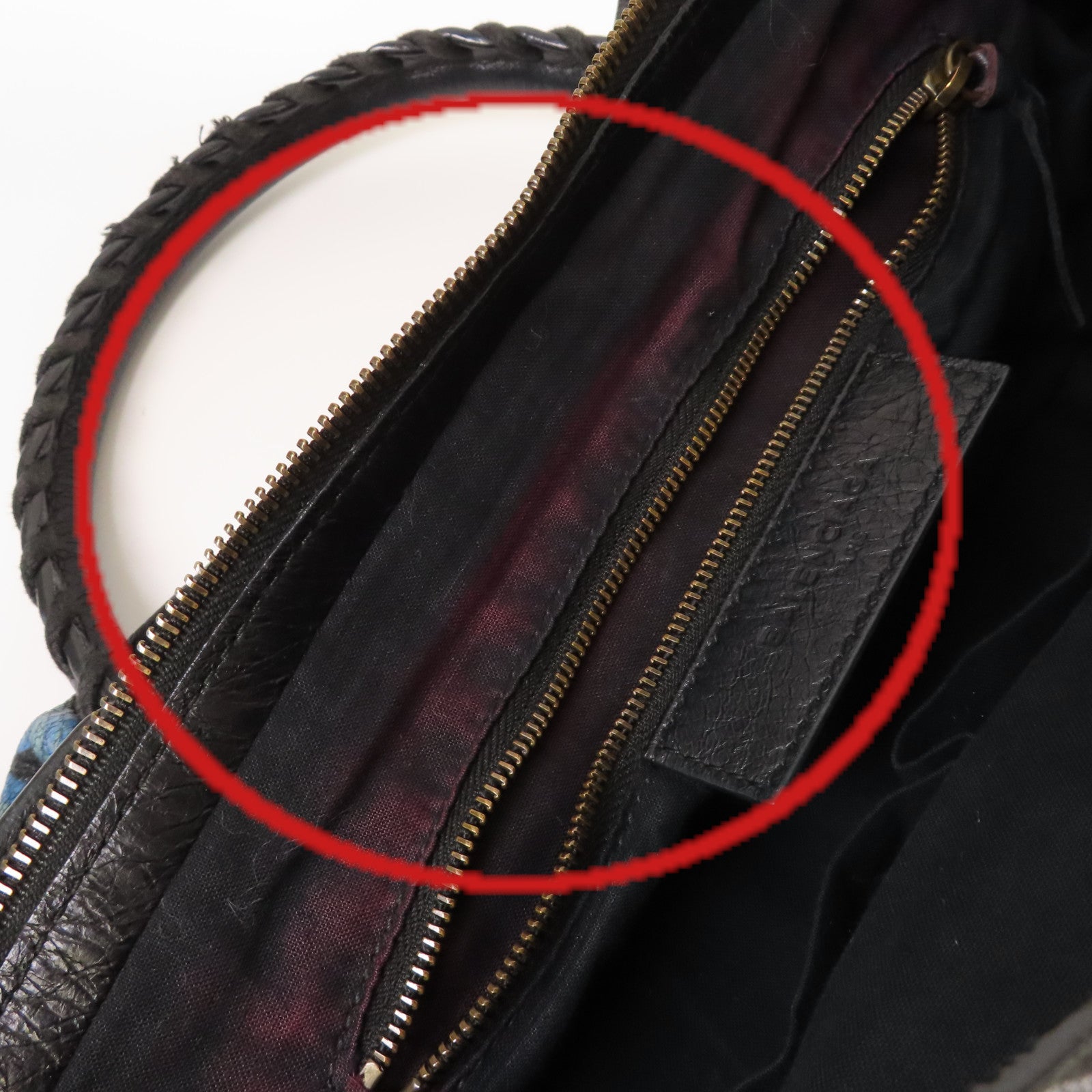 BALENCIAGA 牛皮皮革Graffiti City 2way Shoulder Bag金扣手挽肩背兩用袋黑色/彩色