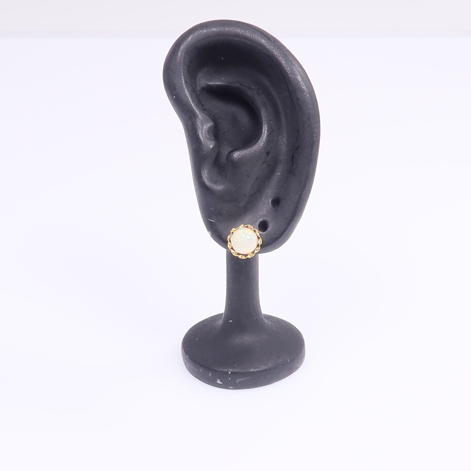 JEWELRY 18K黃金Opal Earrings蛋白石耳環
