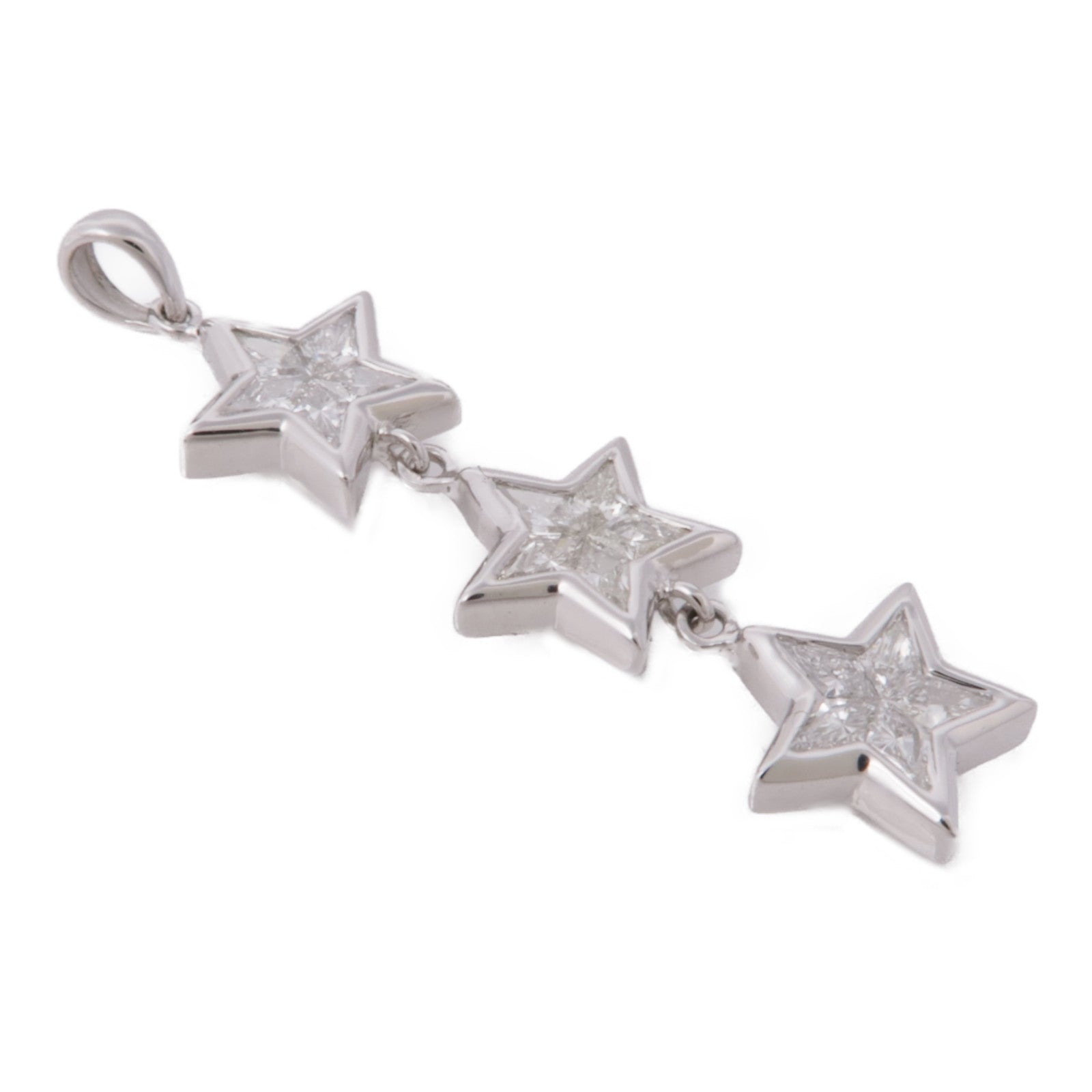 JEWELRY 18K白金Diamond Top鑽石吊墜