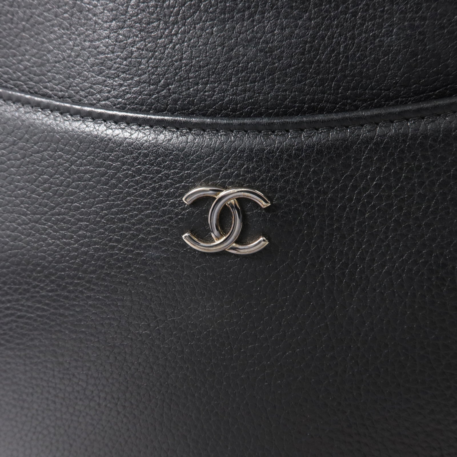 CHANEL 牛皮皮革Neo Executive Clutch銀扣手拿包