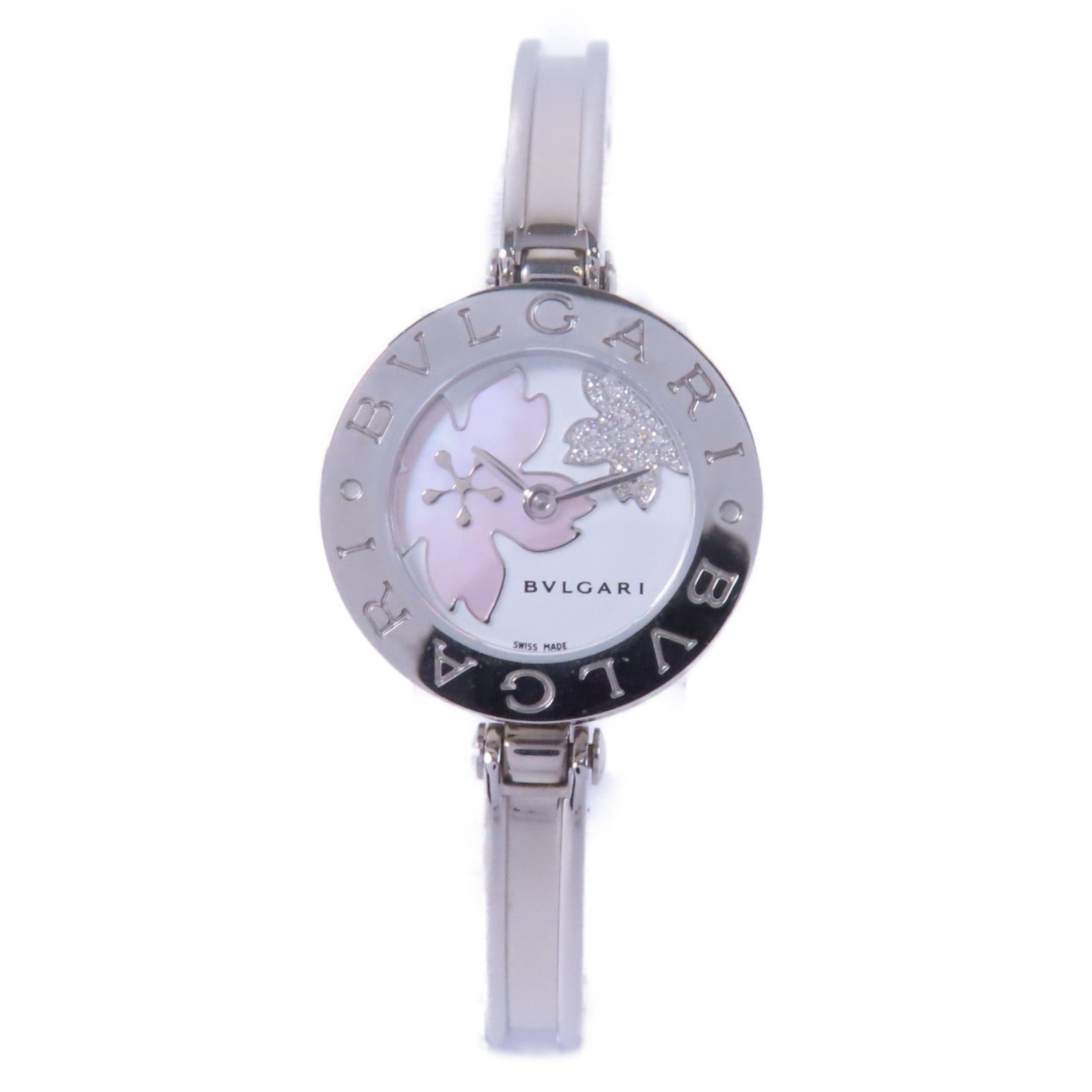 BVLGARI B-zero1 Watch不鏽鋼手錶石英機芯白色