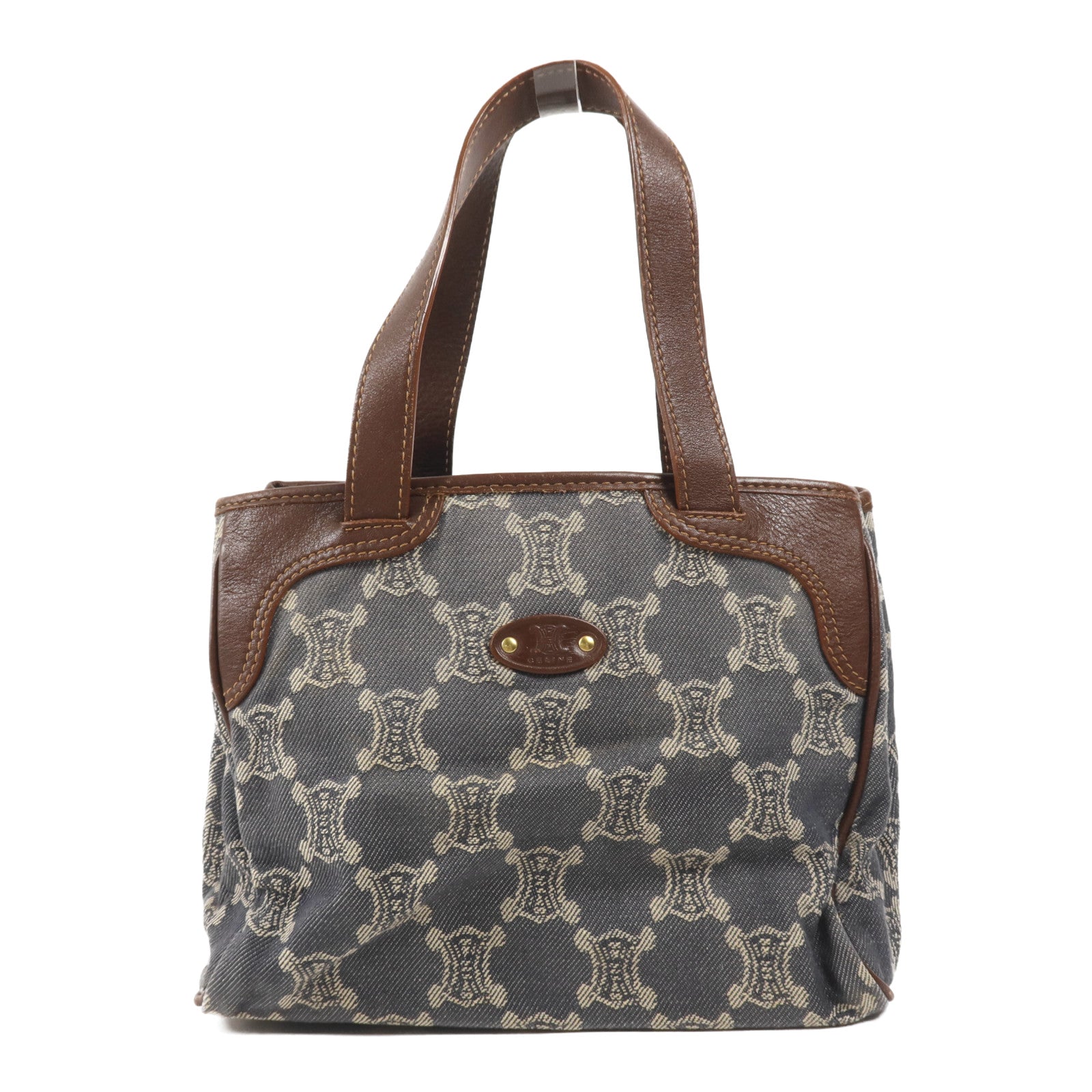 CELINE 帆布Hand Bag金扣手挽袋