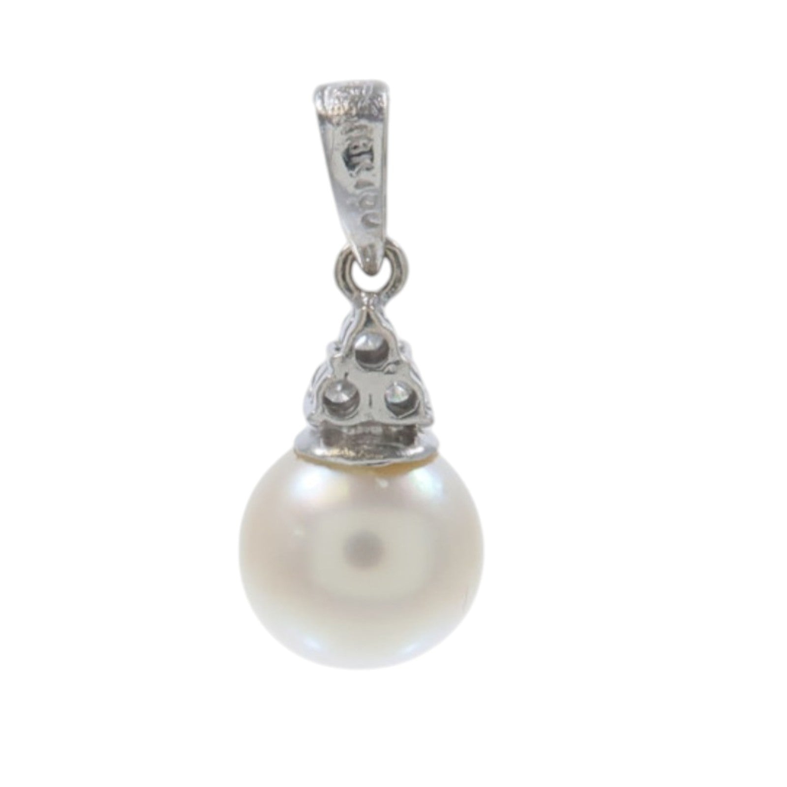 JEWELRY 18K白金Pearl Pendant珍珠吊墜