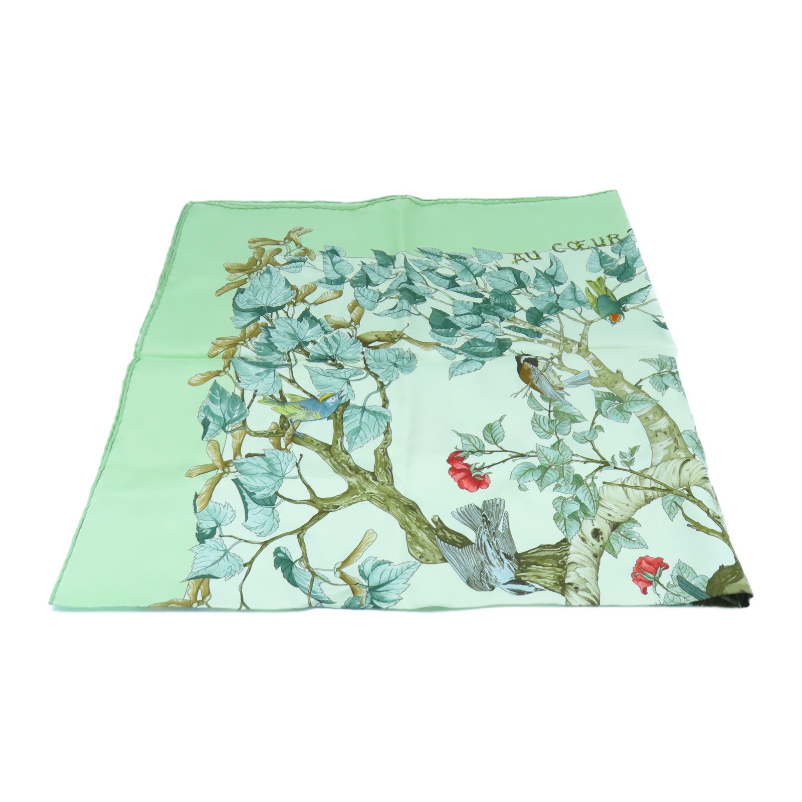 HERMES 【激減優惠】絲質Scarf絲巾淺綠色