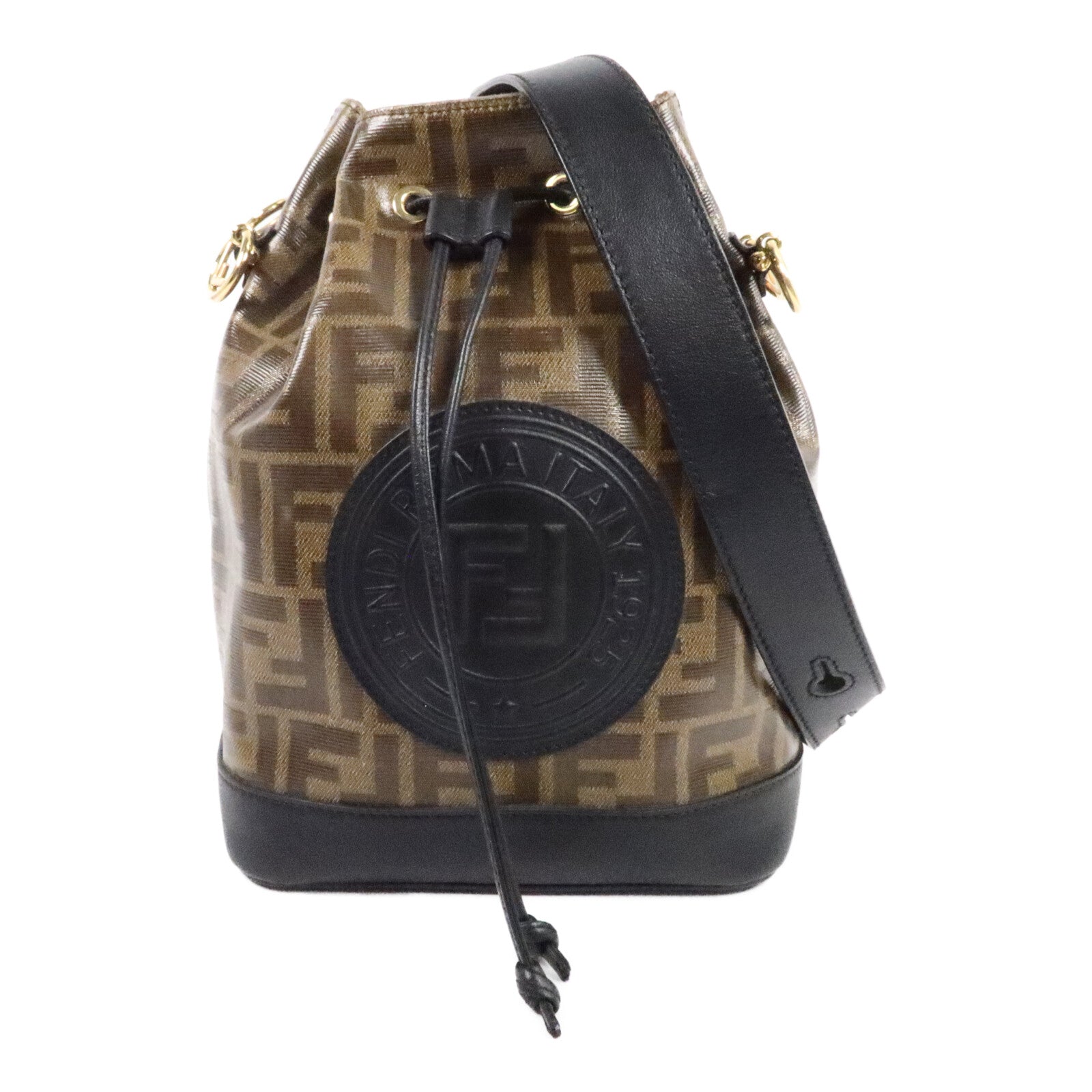 FENDI 塗層帆布Mon Tresor肩背袋
