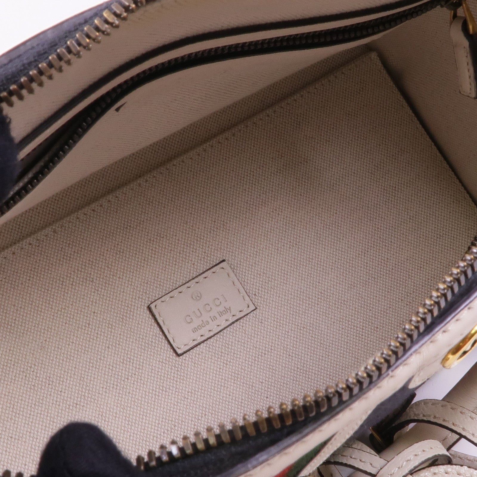 GUCCI 帆布/牛皮皮革2 Way Shoulder金扣手挽肩背兩用袋