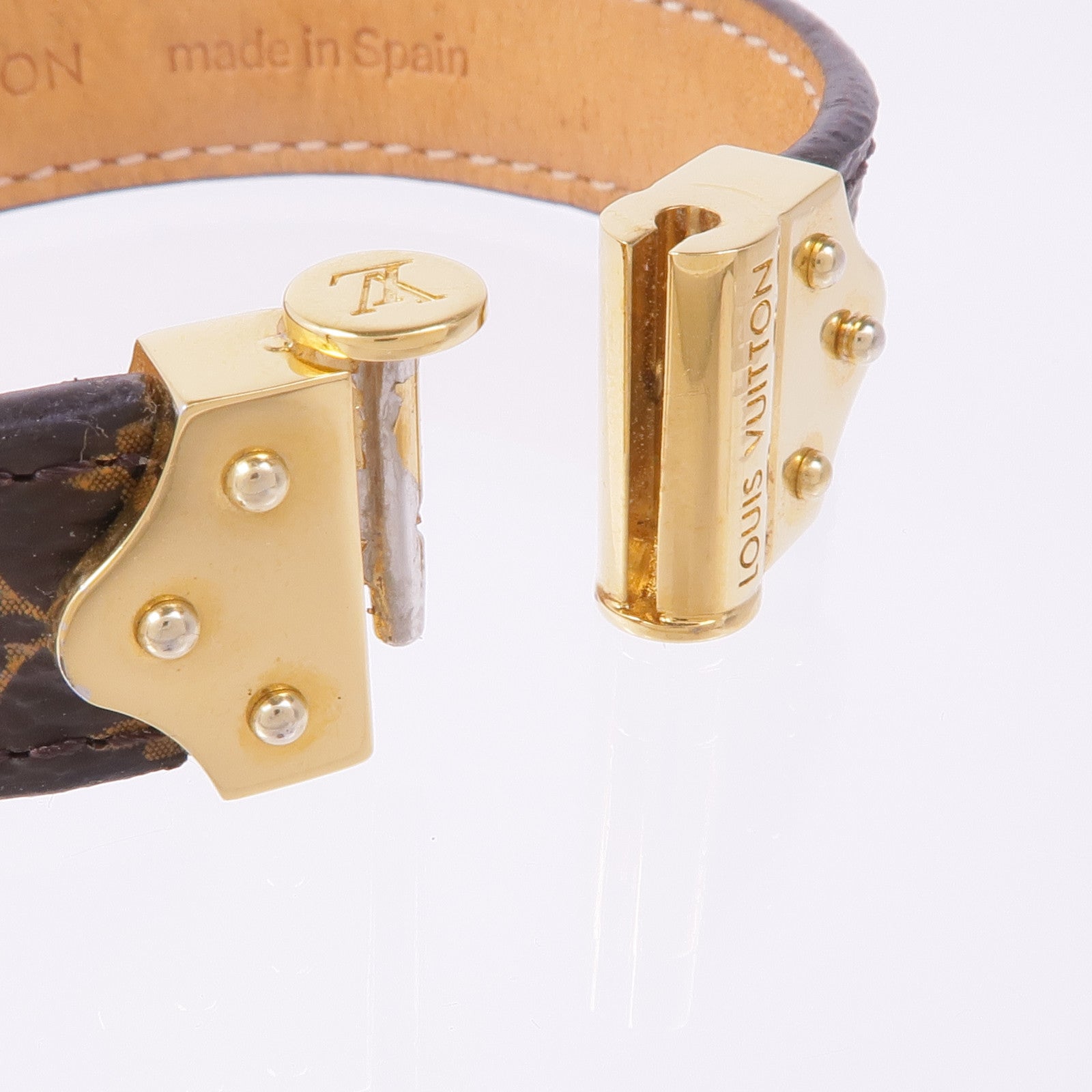 LOUIS VUITTON Monogram Sprit Bracelet金扣手帶