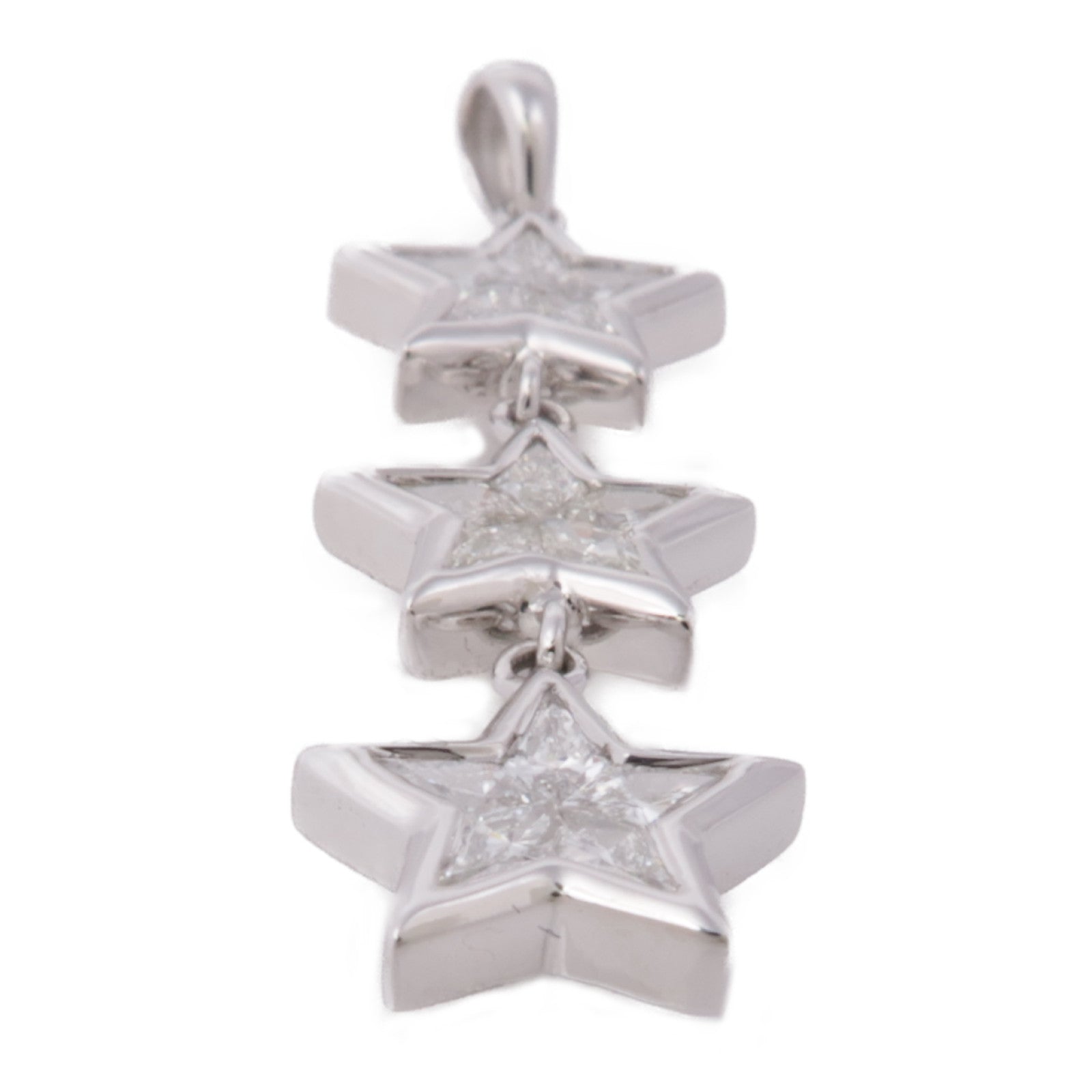 JEWELRY 18K白金Diamond Top鑽石吊墜