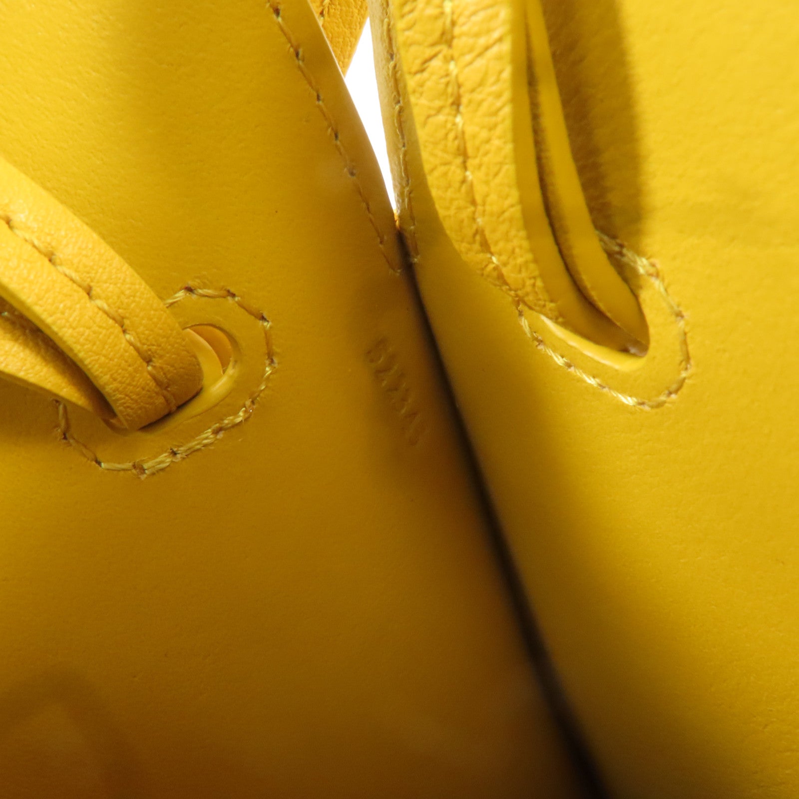 LOEWE 【激減優惠】牛皮皮革Dice Pocket銀扣肩背袋黃色