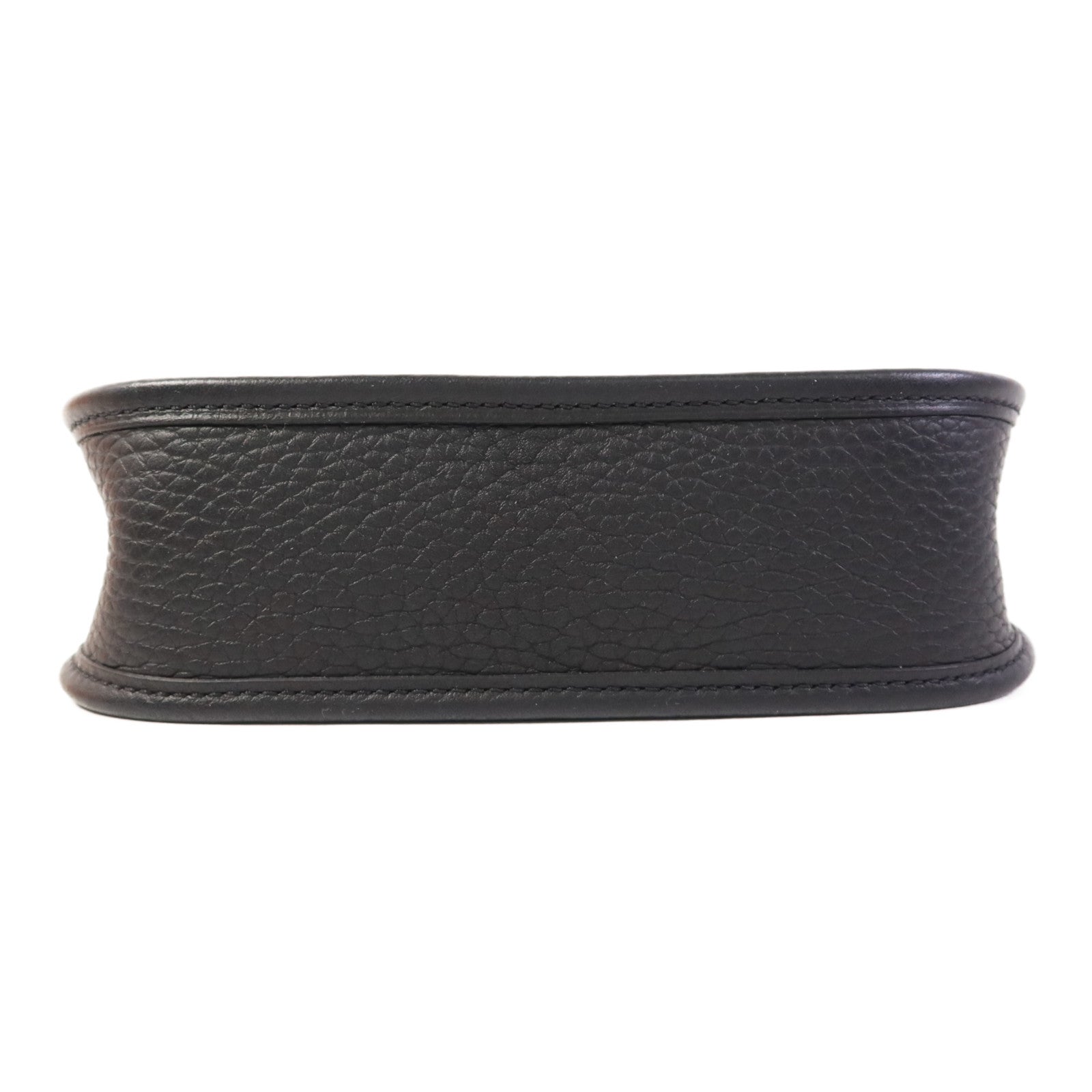 HERMES Clemence皮革Evelyne TPM金扣肩背袋Noir