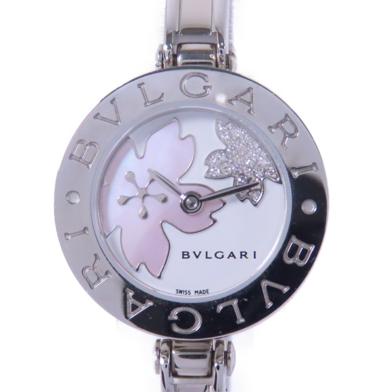 BVLGARI B-zero1 Watch不鏽鋼手錶石英機芯白色