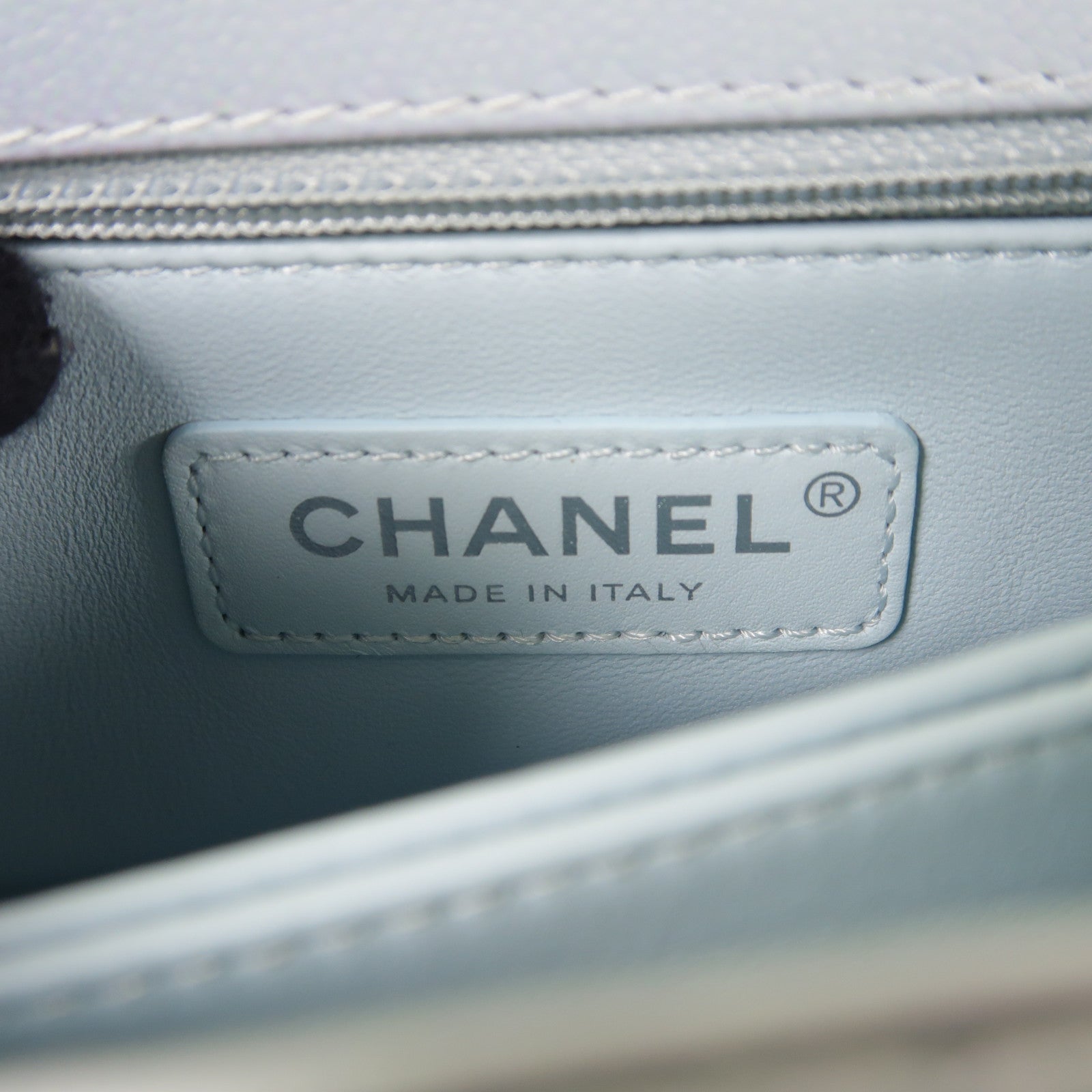 CHANEL 牛皮皮革Co Co Handle銀扣鏈帶手挽肩背兩用袋