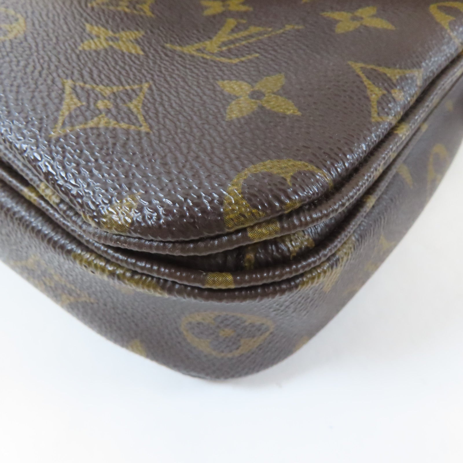 LOUIS VUITTON Monogram Pochette Metis金扣手挽肩背兩用袋啡色