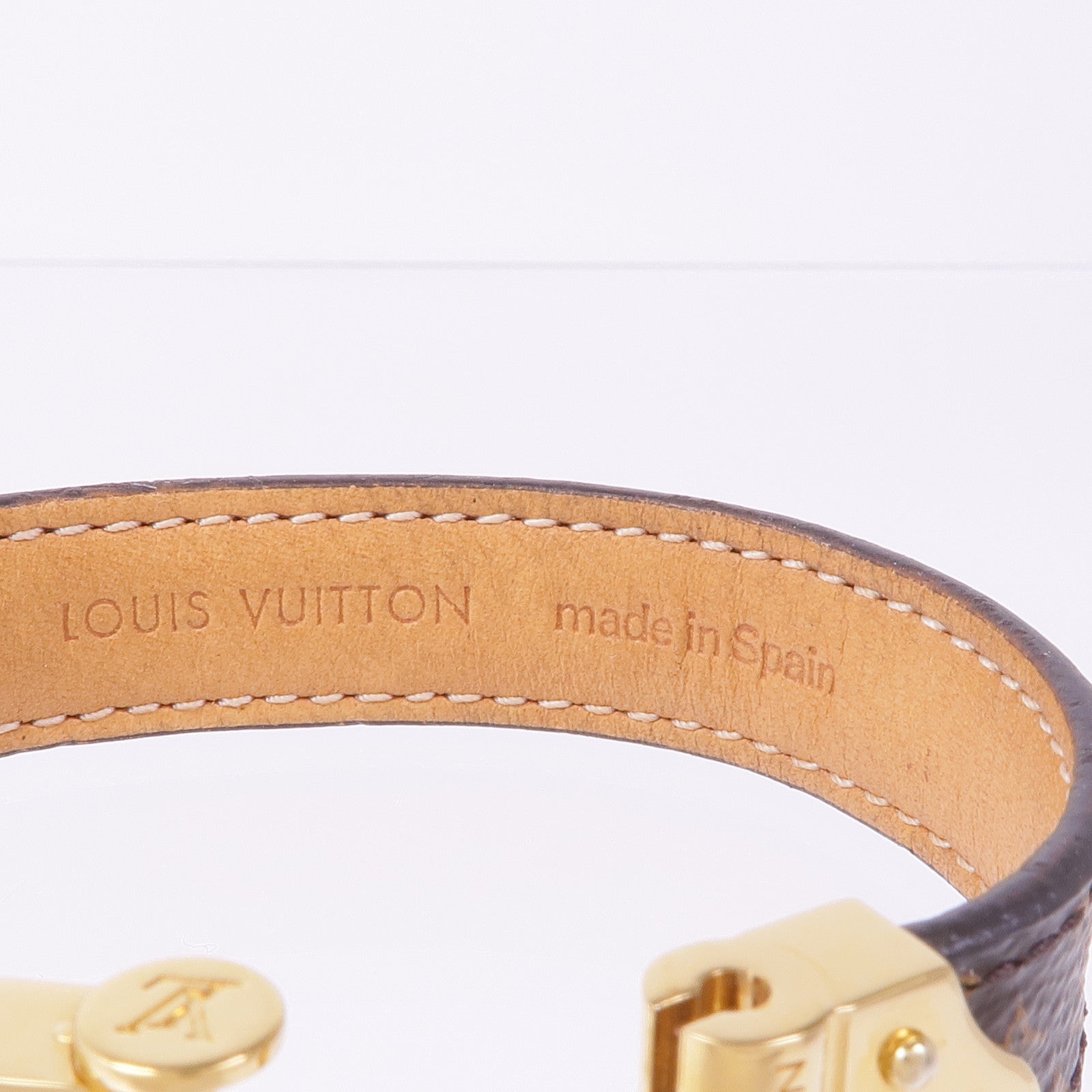 LOUIS VUITTON Monogram Sprit Bracelet金扣手帶