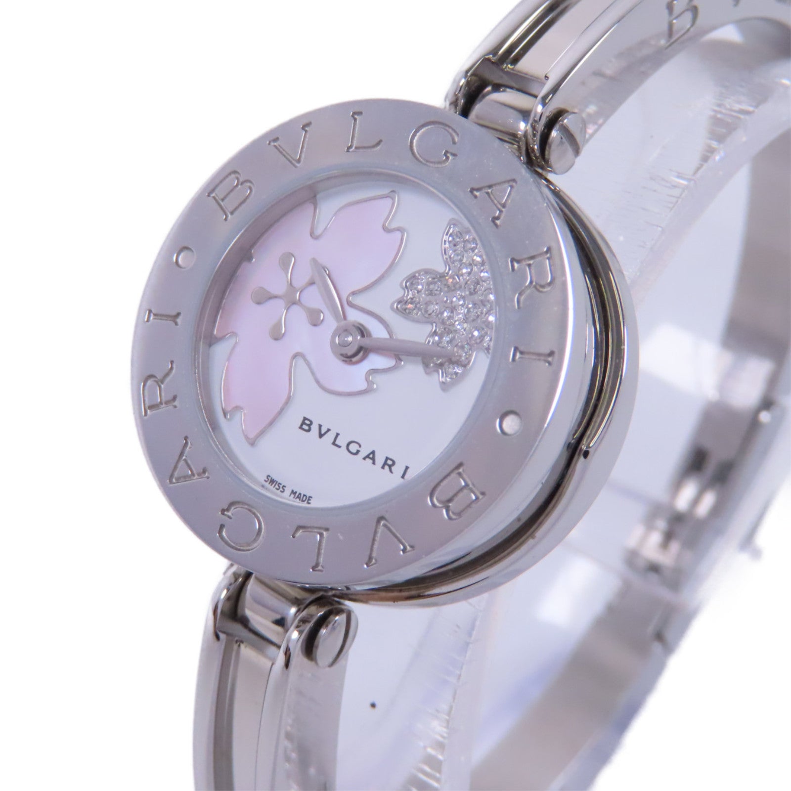 BVLGARI B-zero1 Watch不鏽鋼手錶石英機芯白色