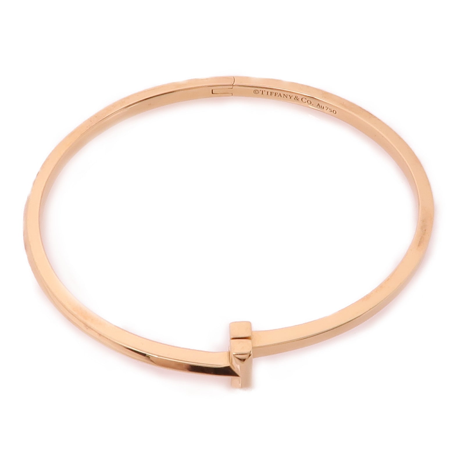 TIFFANY＆CO 18K玫瑰金T1 Bangle手鐲