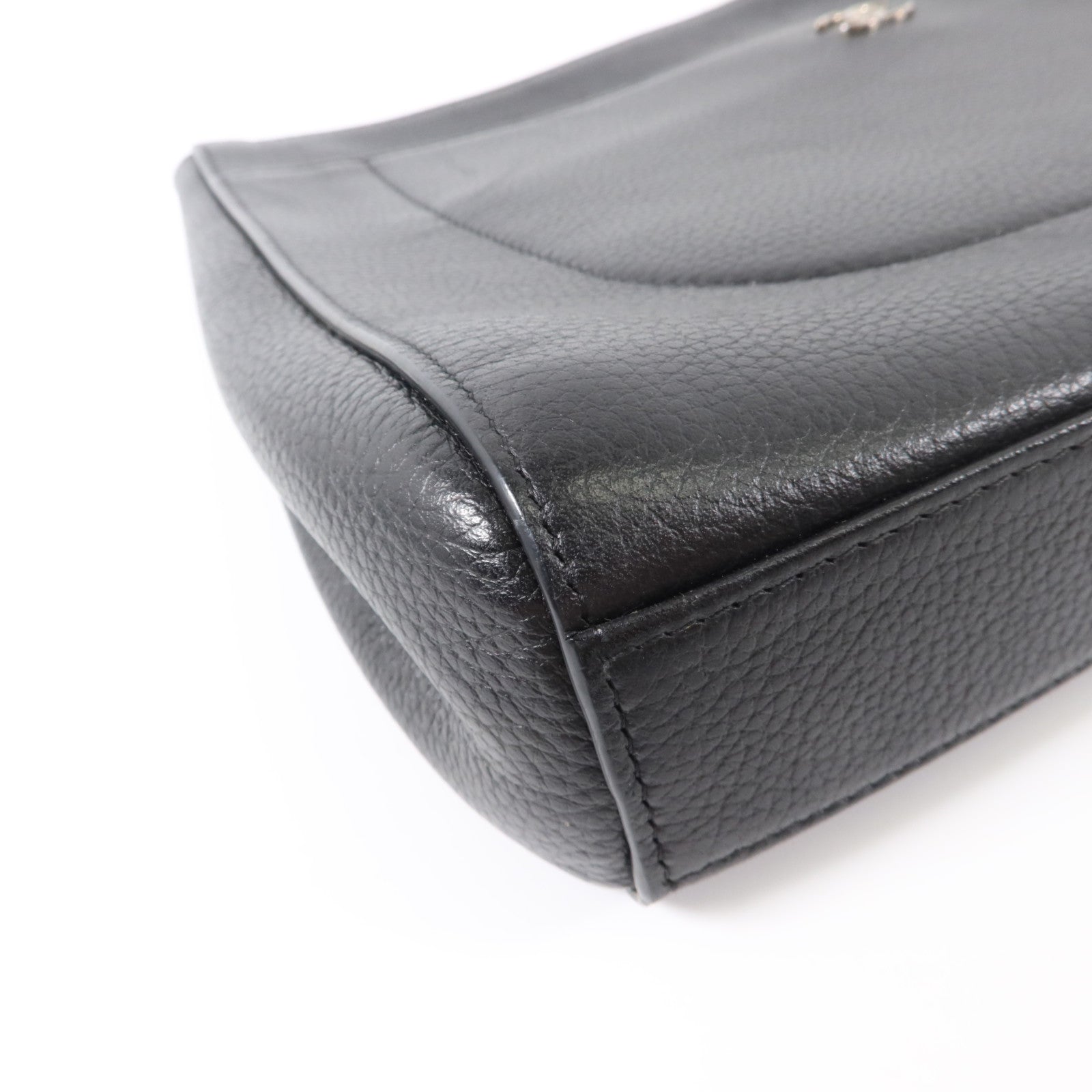 CHANEL 牛皮皮革Neo Executive Clutch銀扣手拿包