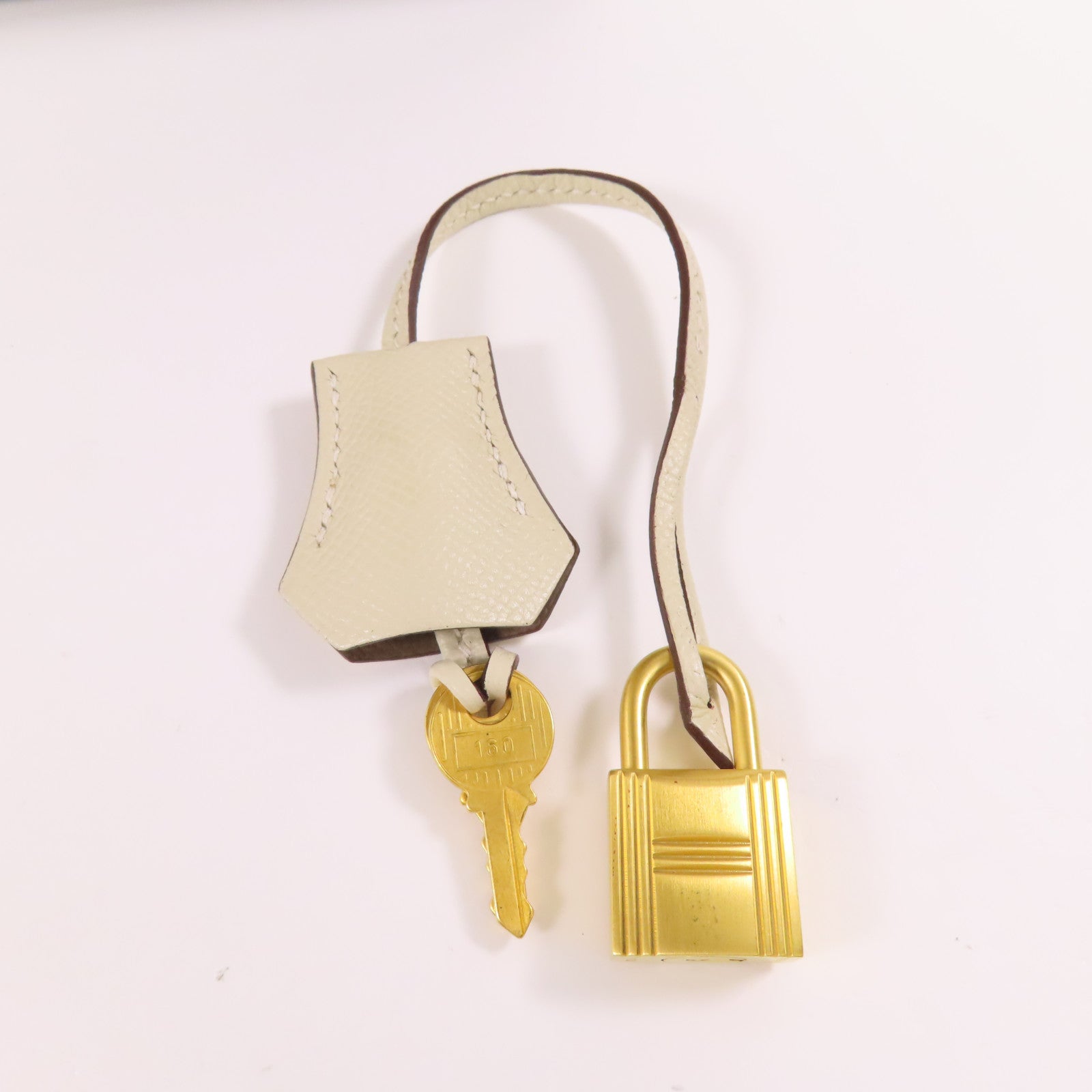 HERMES Epsom皮革Kelly 28金扣手挽肩背兩用袋18 Etoupe/Cream