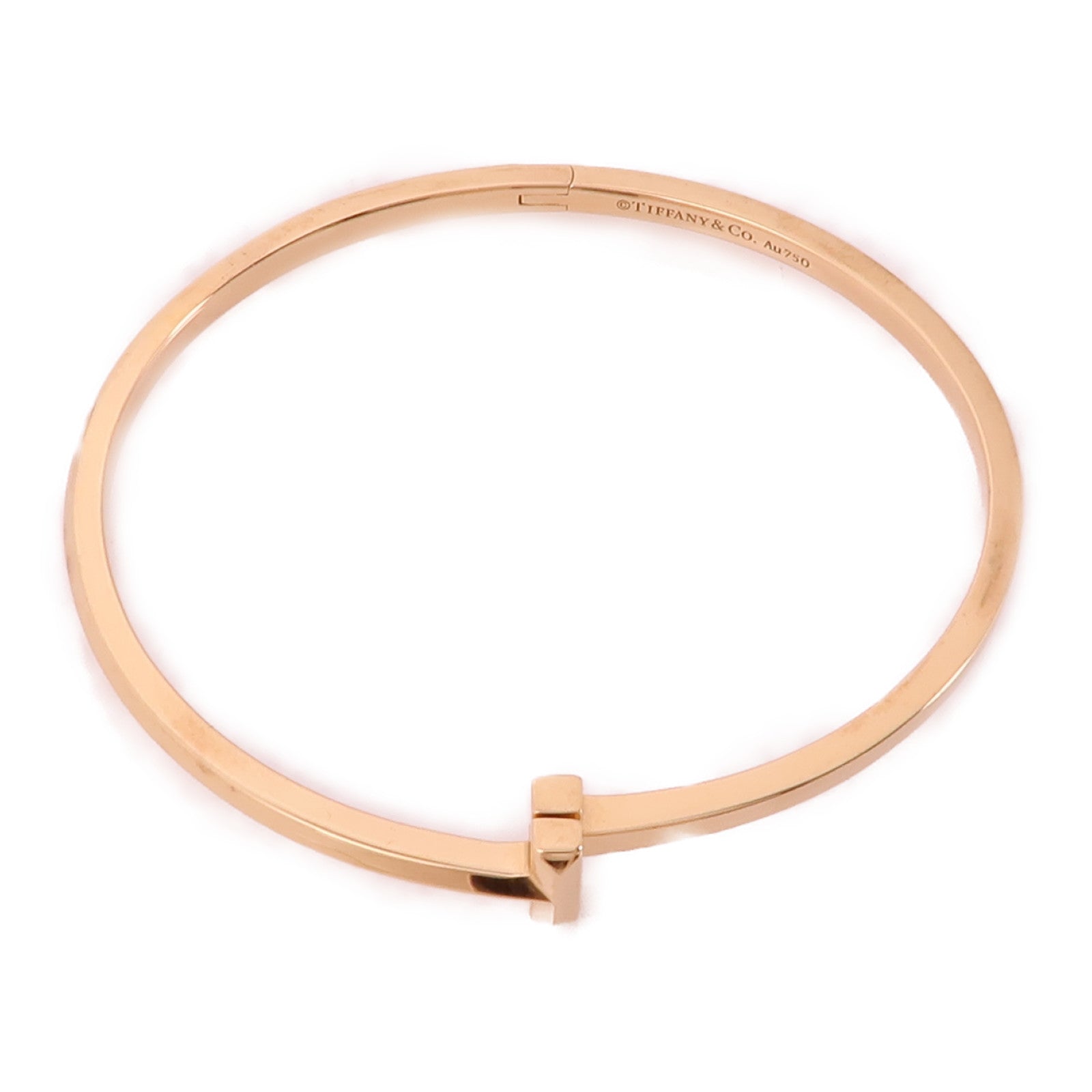 TIFFANY＆CO 18K玫瑰金T1 Bangle手鐲
