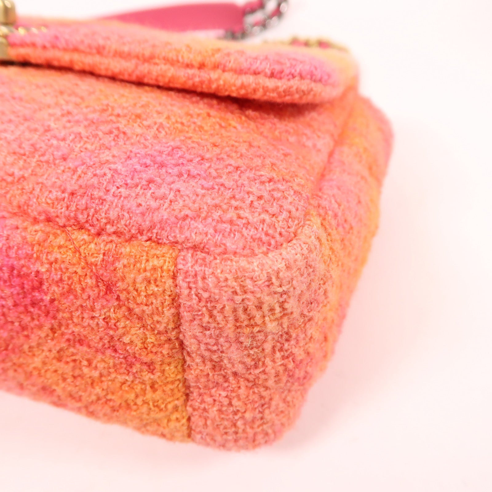 CHANEL 粗花呢C19 Shoulder Bag手挽肩背兩用袋