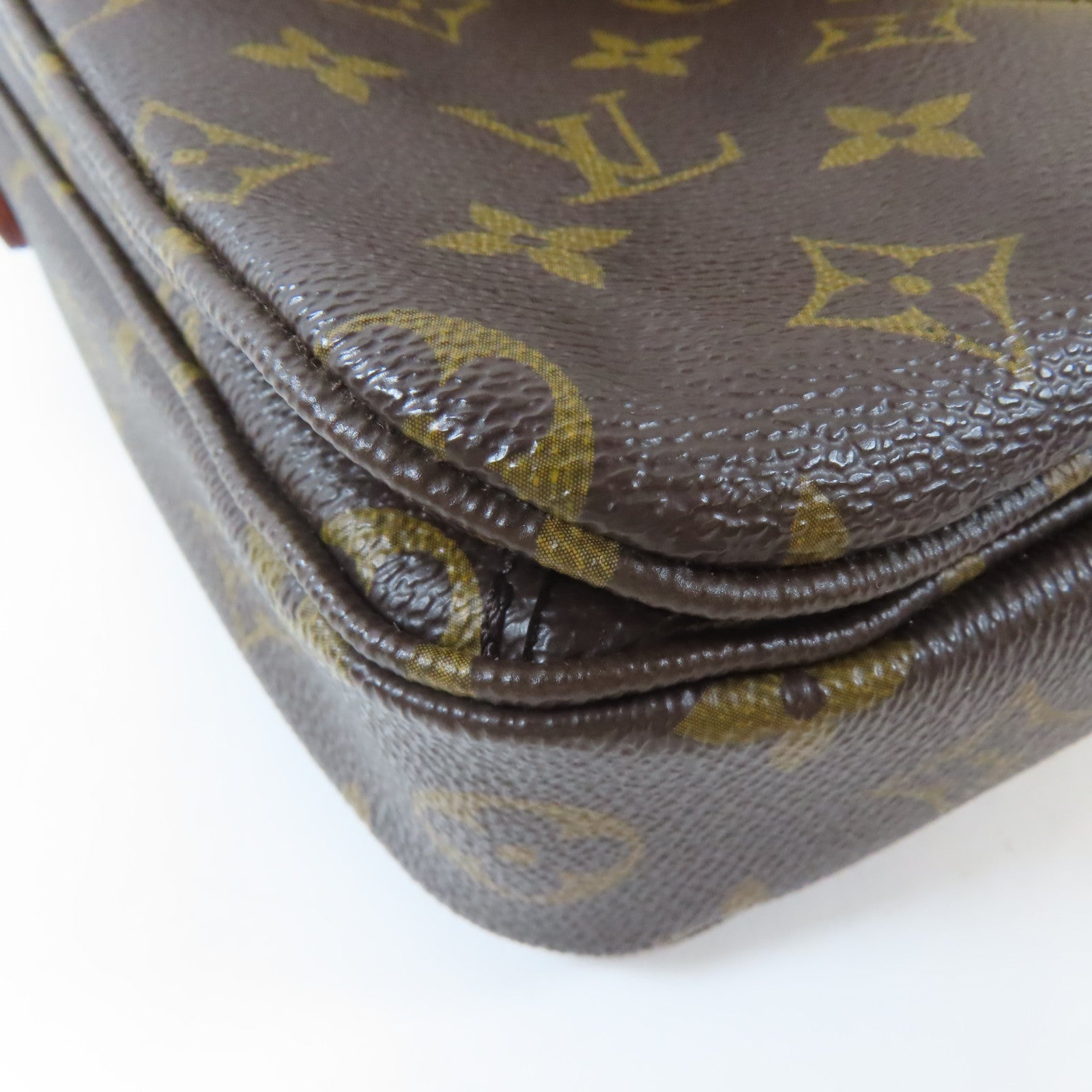 LOUIS VUITTON Monogram Pochette Metis金扣手挽肩背兩用袋啡色