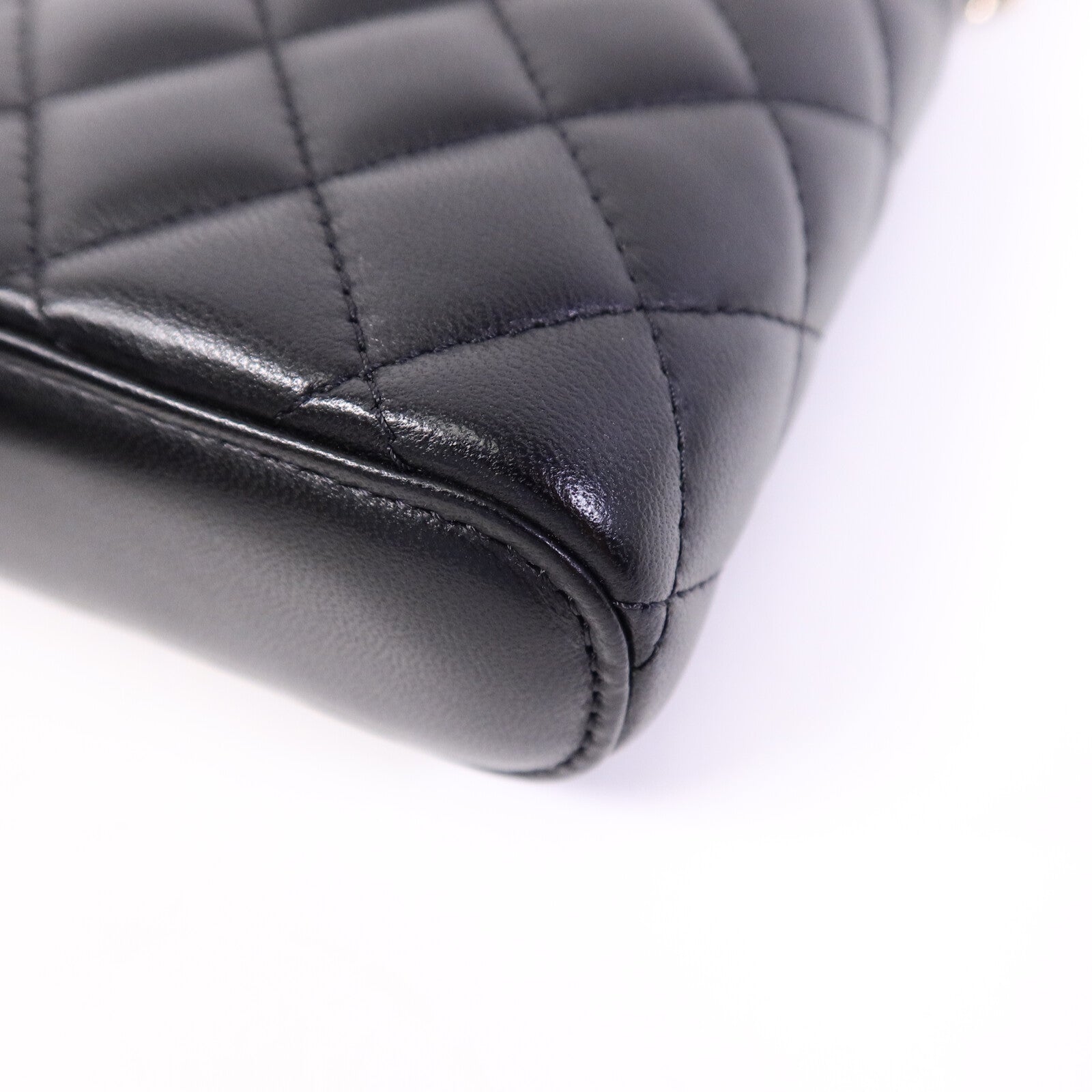 CHANEL 羊皮皮革Trendy CC Phone Bag鏈帶肩背袋