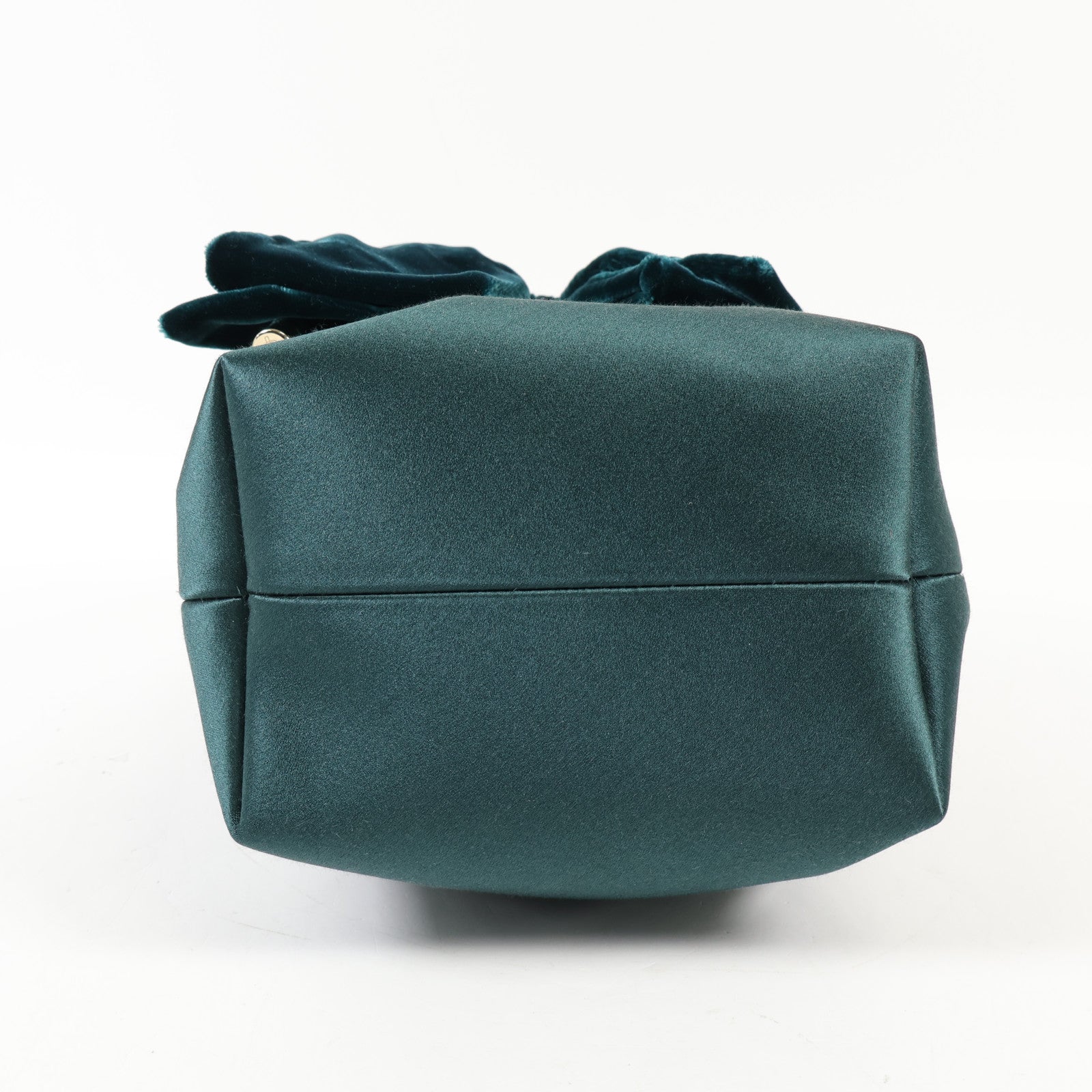 JIMMY CHOO Velvet/Satin Bon Bon Mini Bag金扣手挽肩背兩用袋