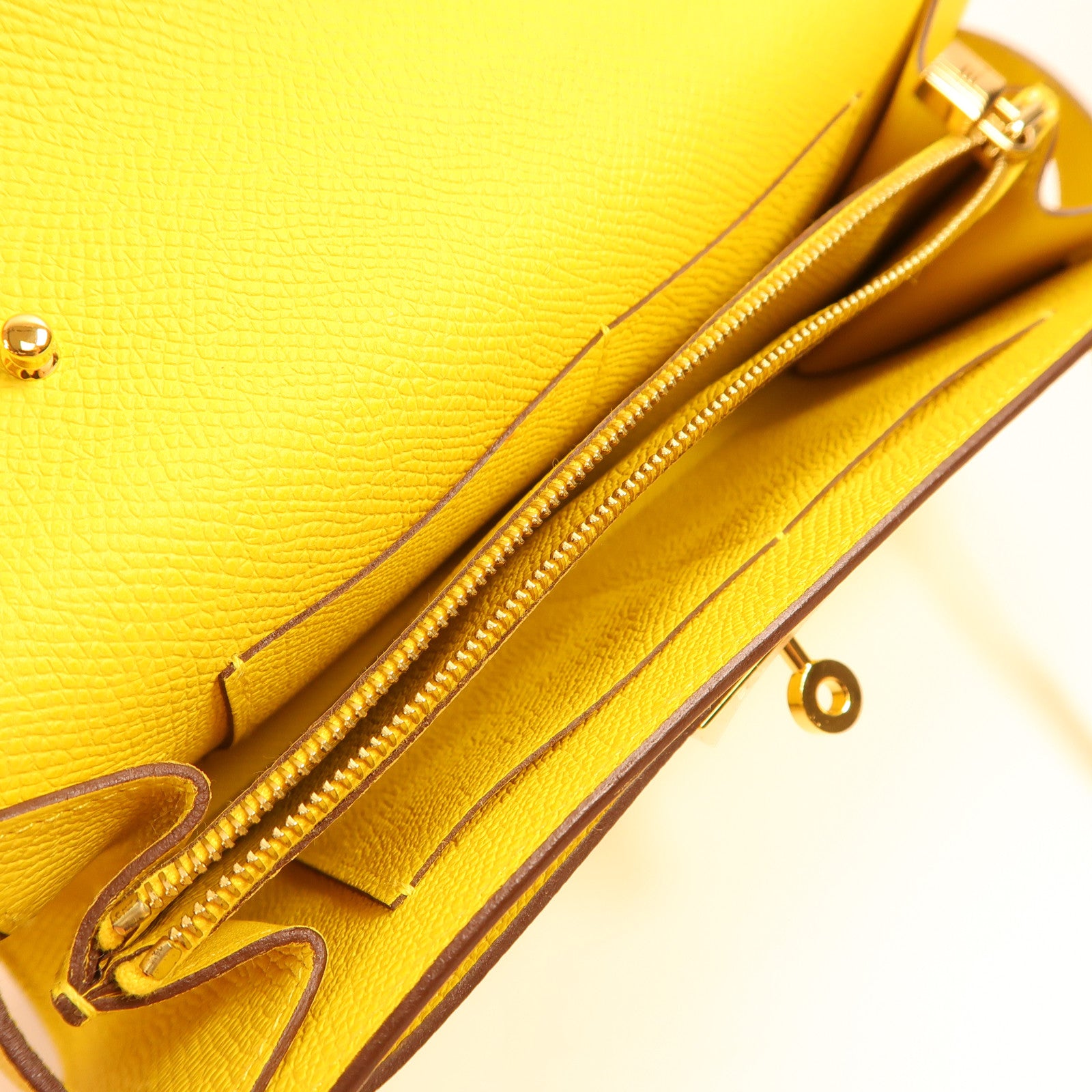 HERMES Epsom皮革Kelly To Go金扣肩背袋