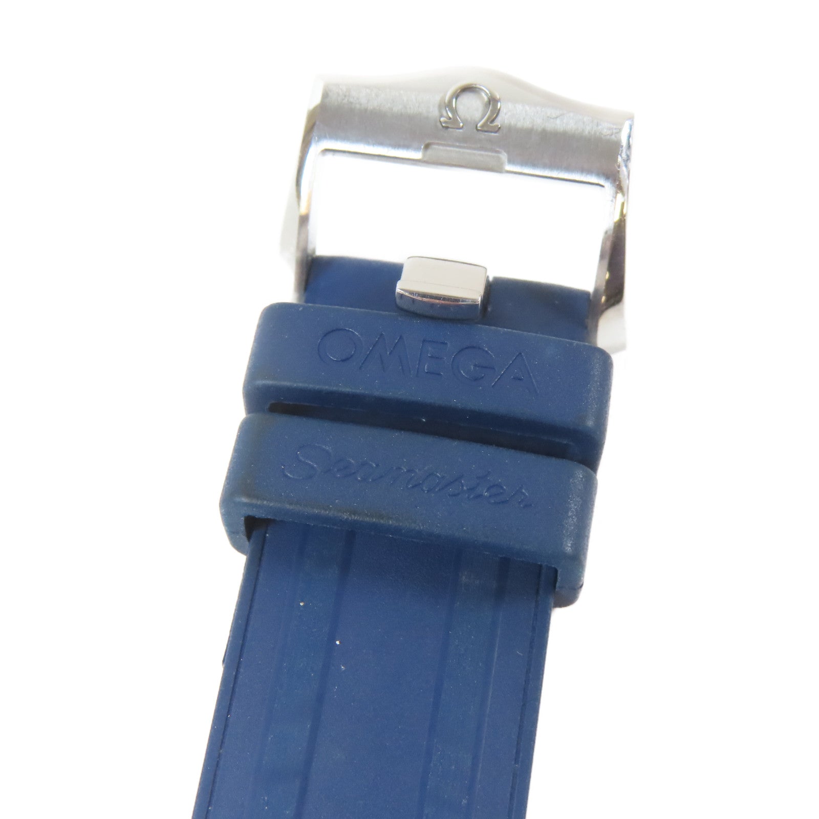 OMEGA Seamaster Diver 300M不鏽鋼/橡胶手錶自動機芯藍色/銀色