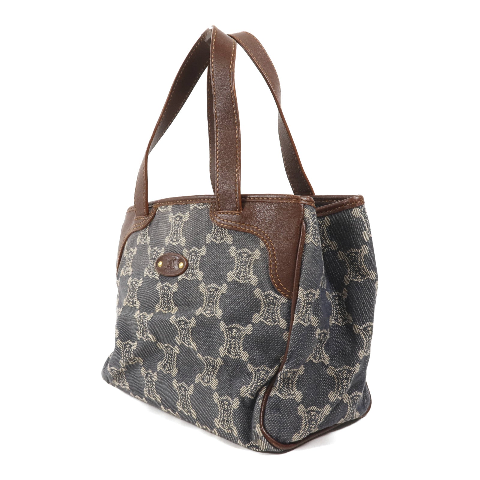 CELINE 帆布Hand Bag金扣手挽袋