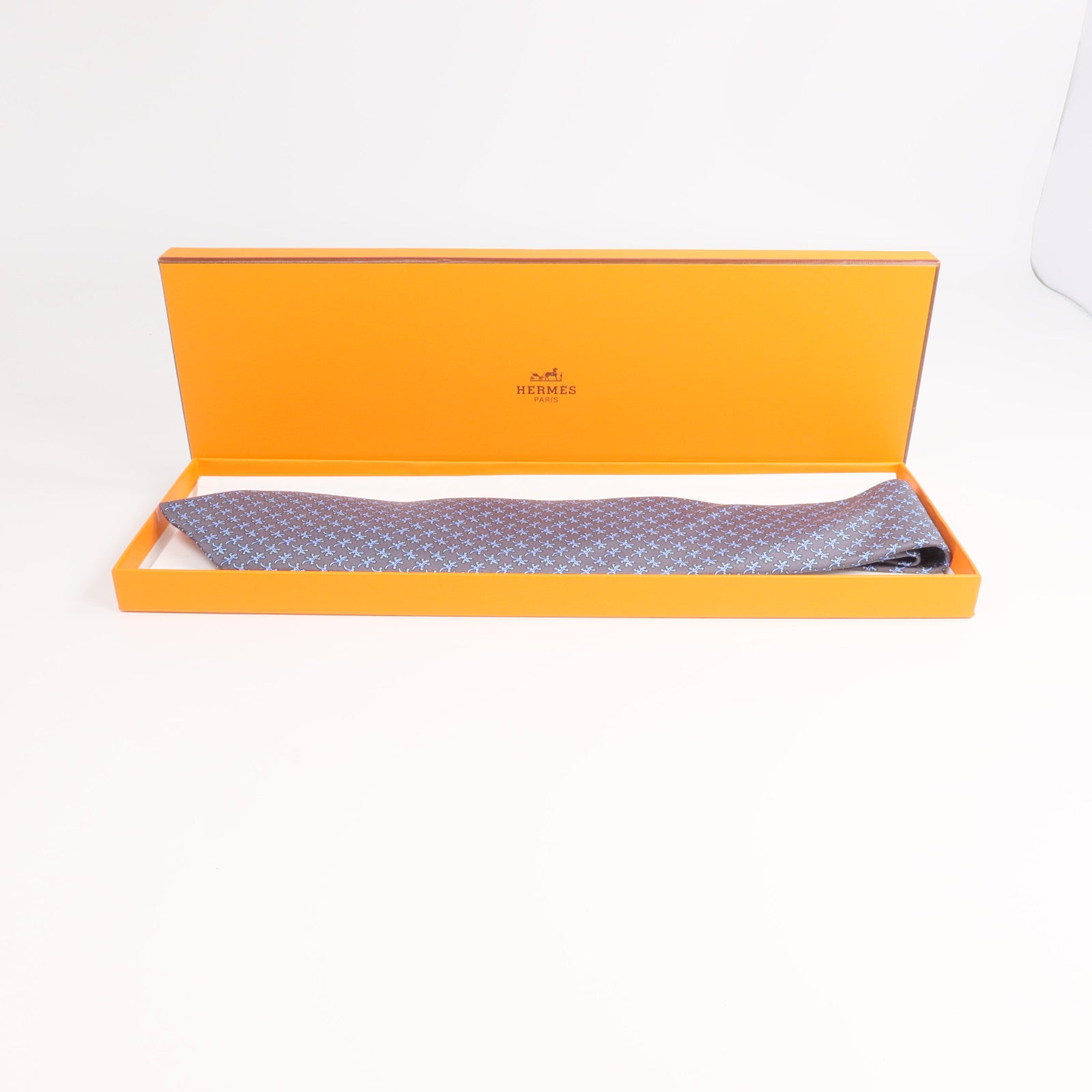 HERMES 絲質Tie領帶