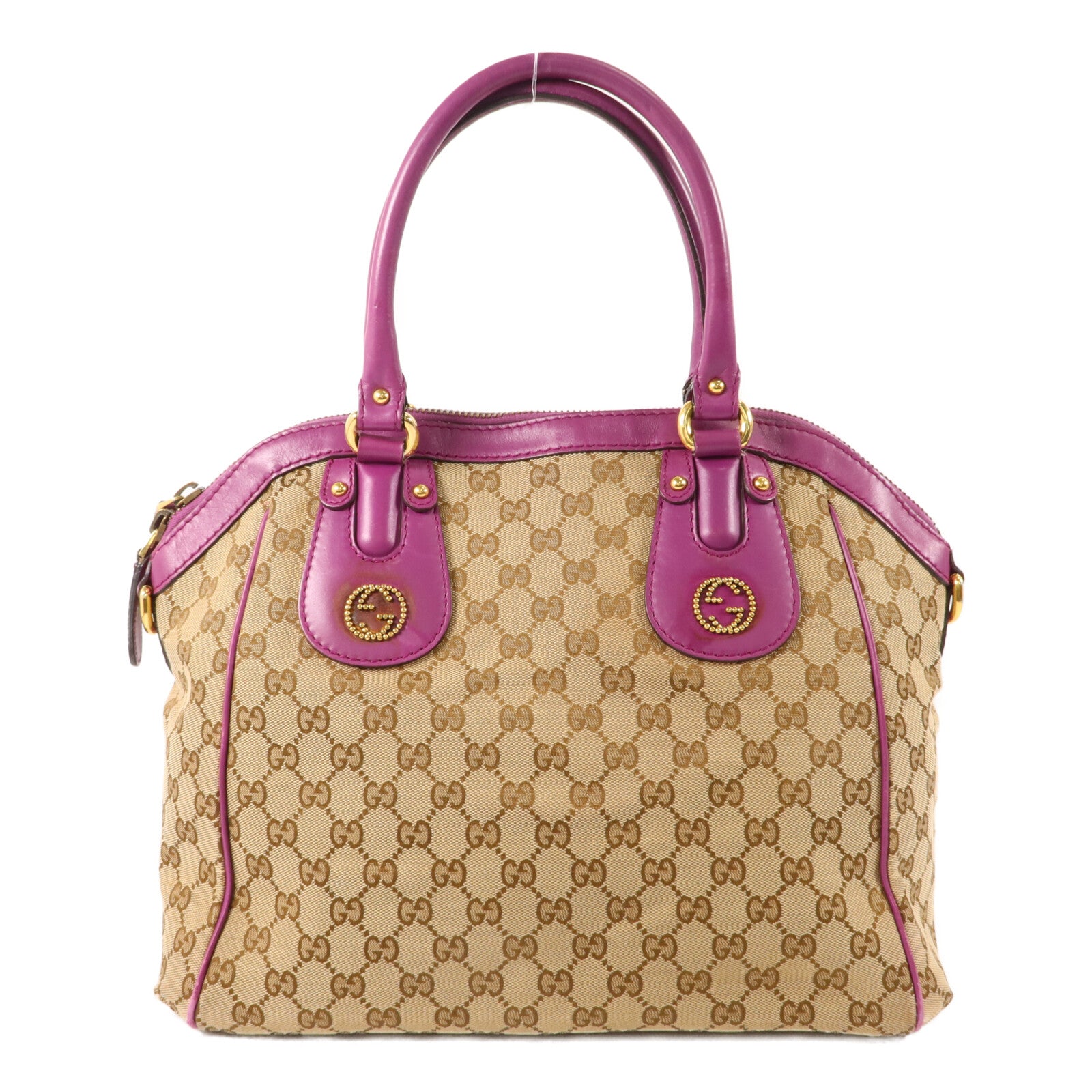 GUCCI 帆布Scarlett手挽肩背兩用袋