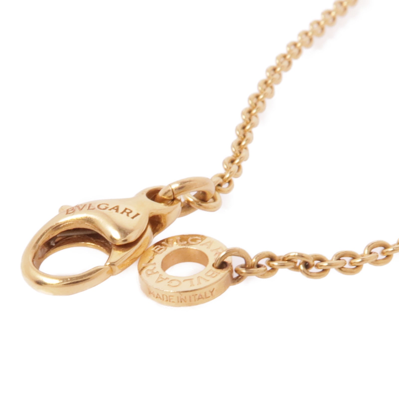 BVLGARI 18K玫瑰金/陶瓷B-Zero1 Necklace項鍊