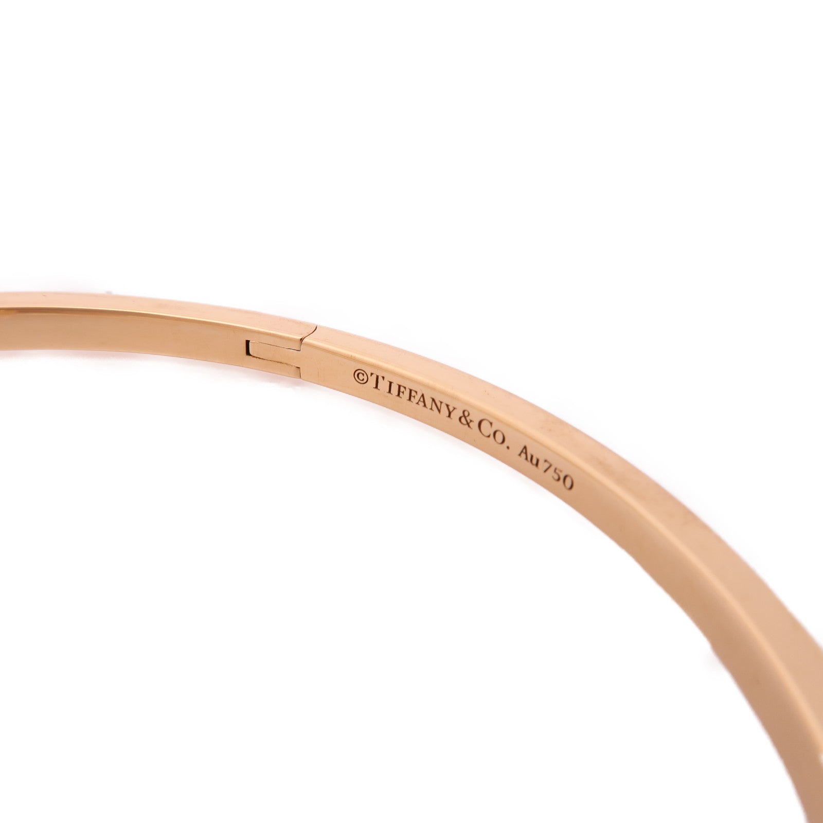 TIFFANY＆CO 18K玫瑰金T1 Bangle手鐲