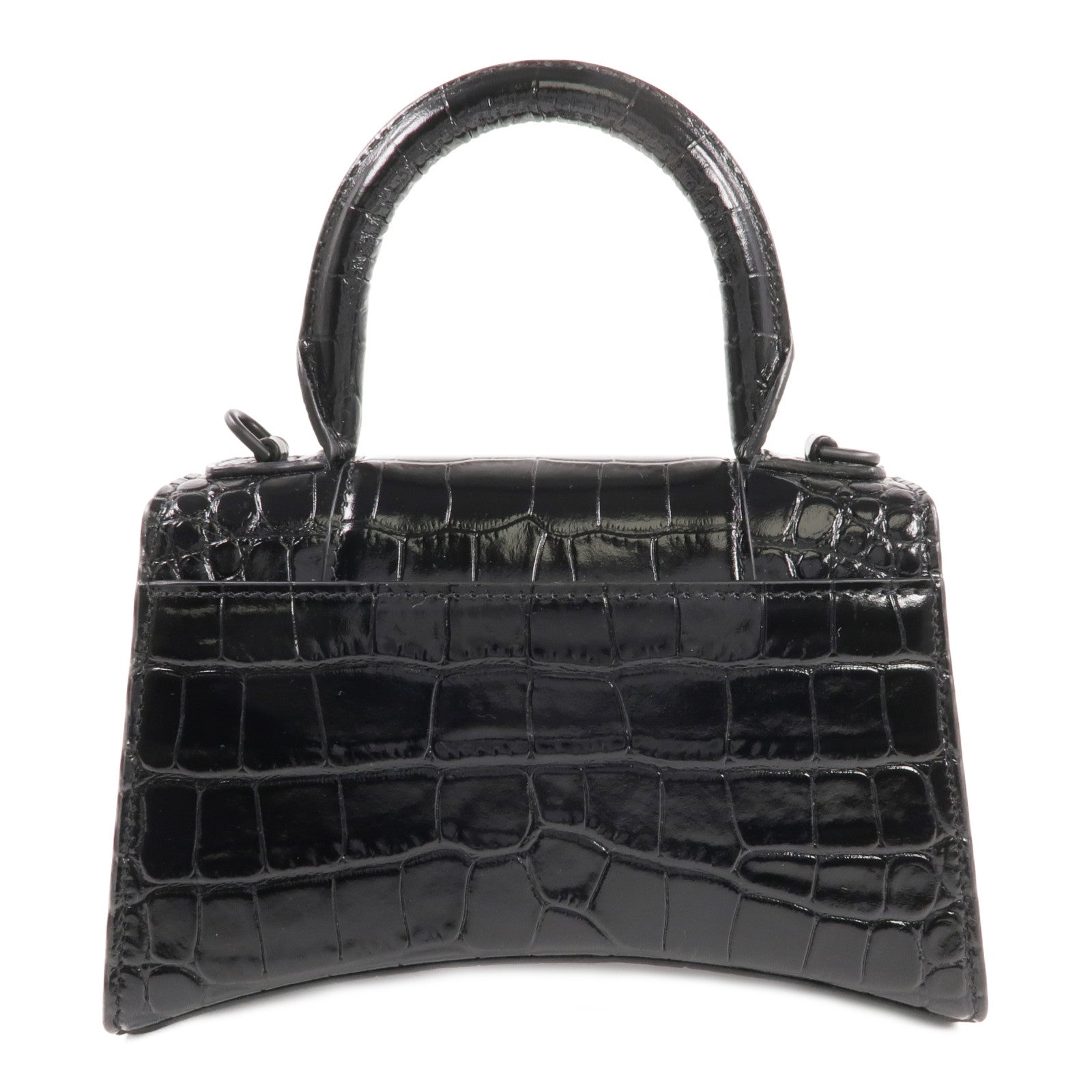 BALENCIAGA 牛皮皮革Hourglass手挽肩背兩用袋