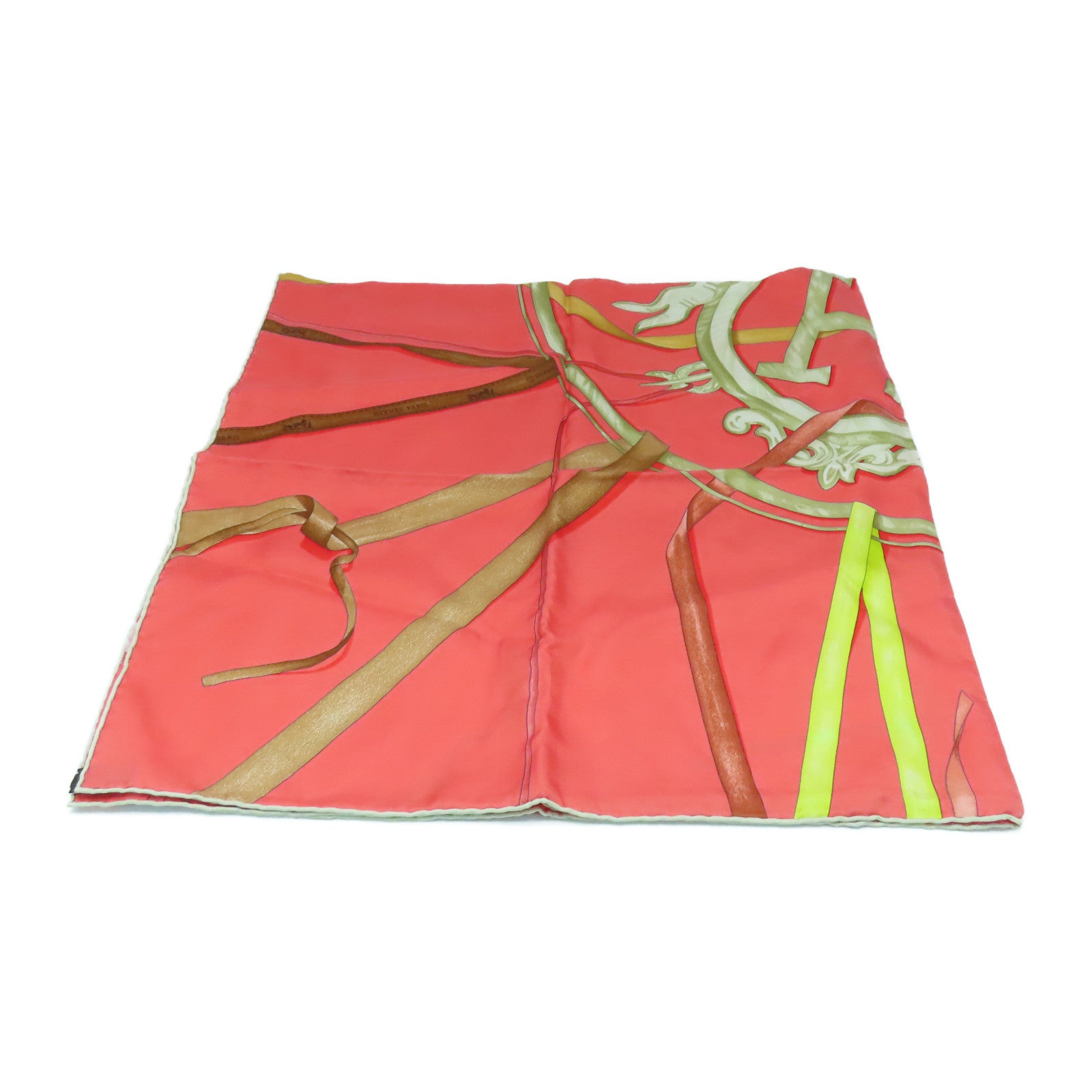 HERMES 【激減優惠】絲質Scarf絲巾橙色