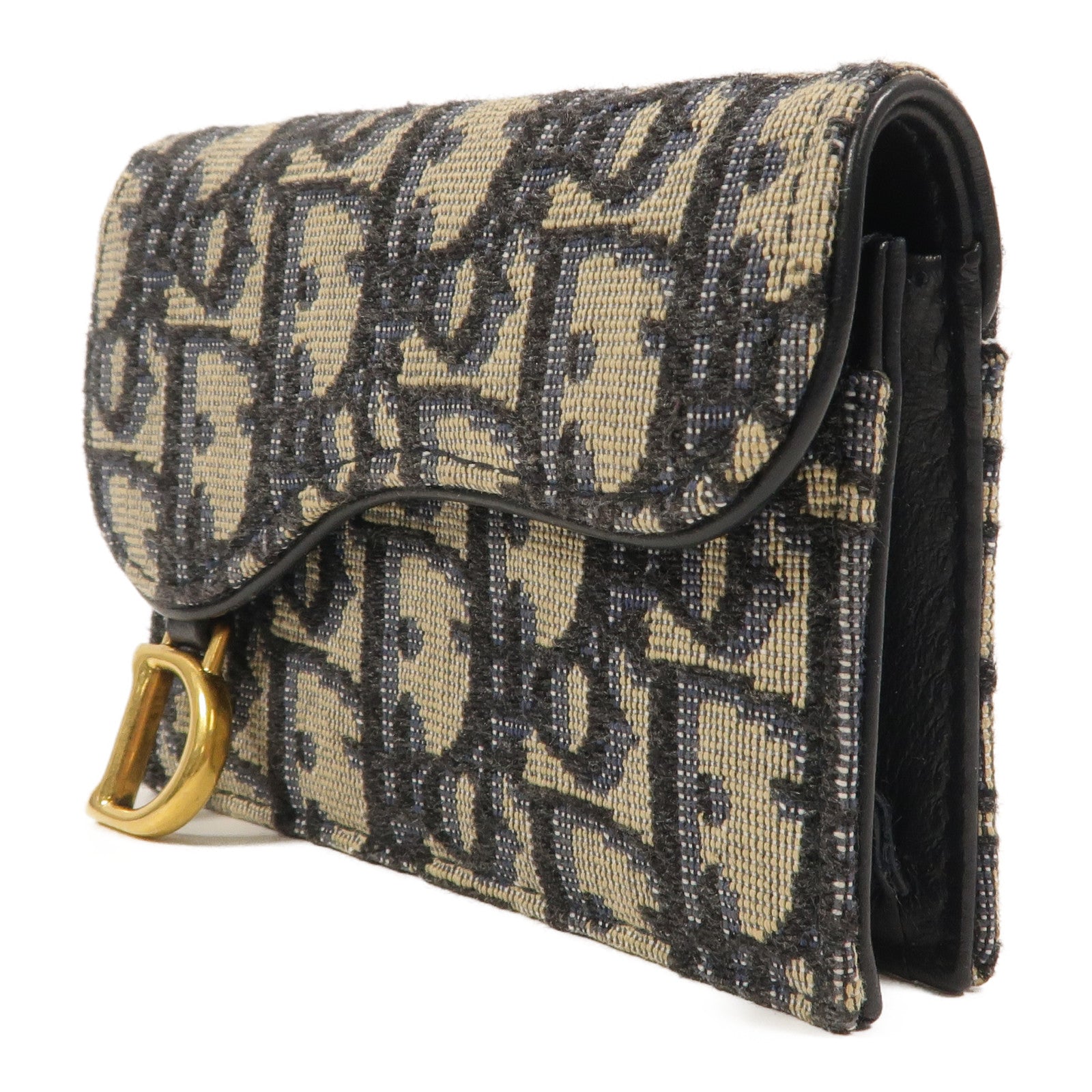 Dior Oblique帆布Saddle Card Holder卡片套