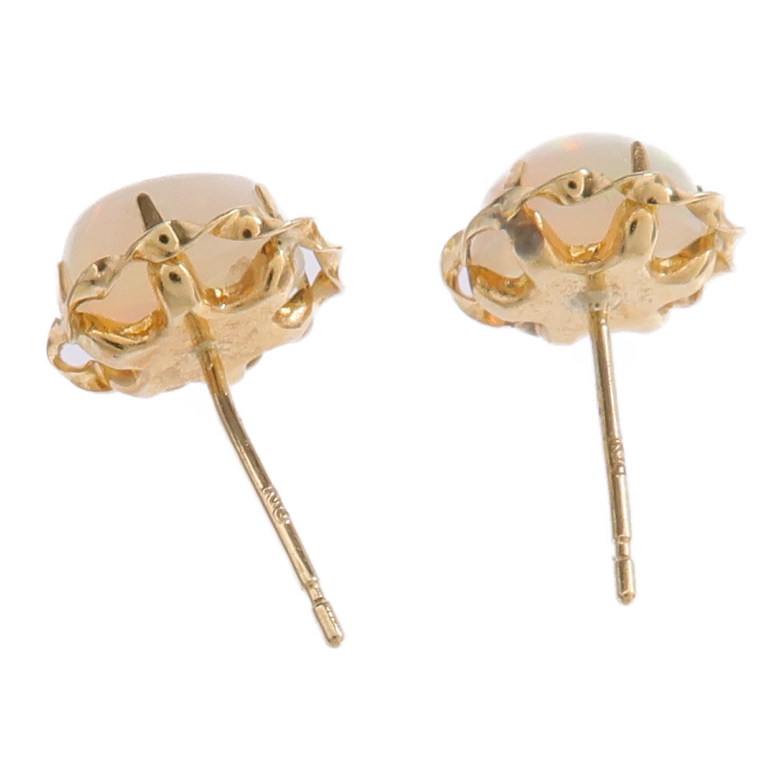 JEWELRY 18K黃金Opal Earrings蛋白石耳環
